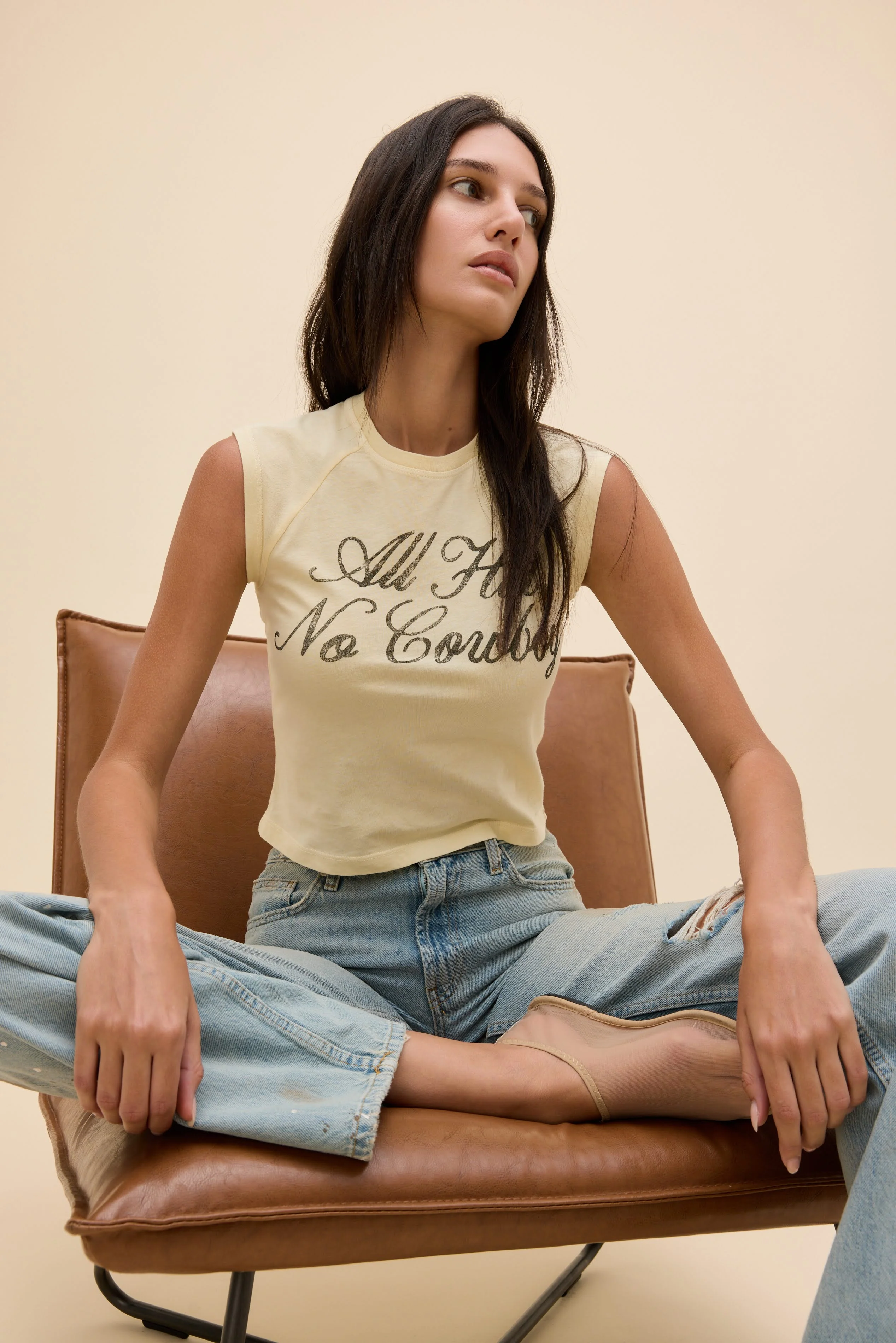 All Hat No Cowboy Raglan Tank - Image 6