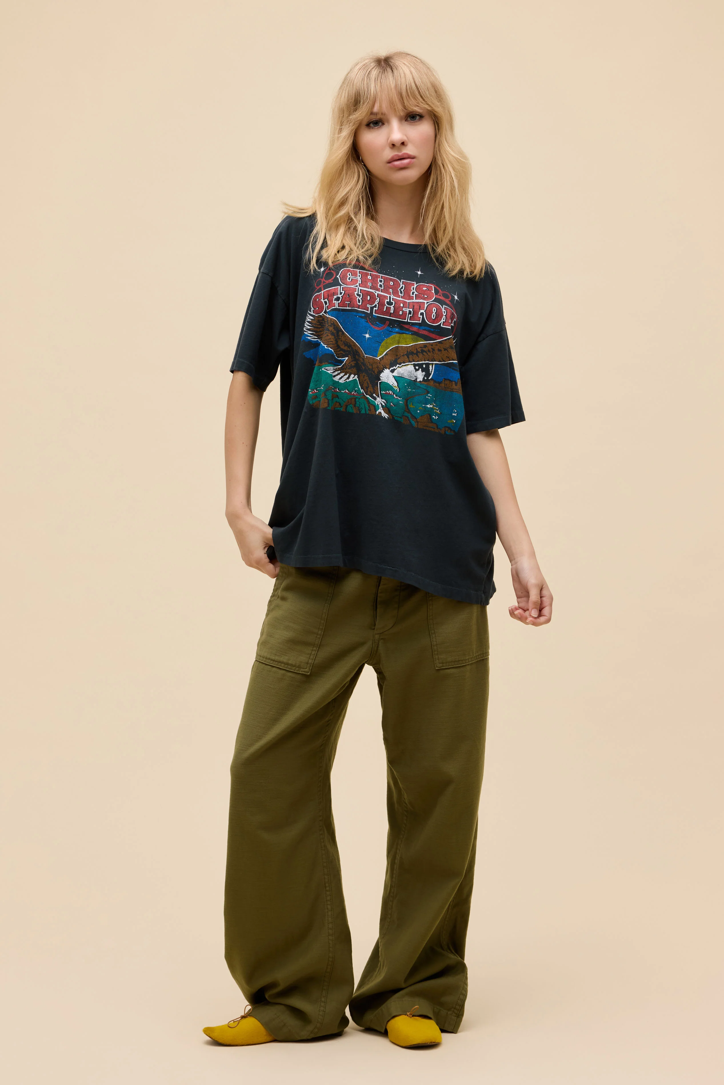 Chris Stapleton Wild Eagle Merch Tee - Image 2