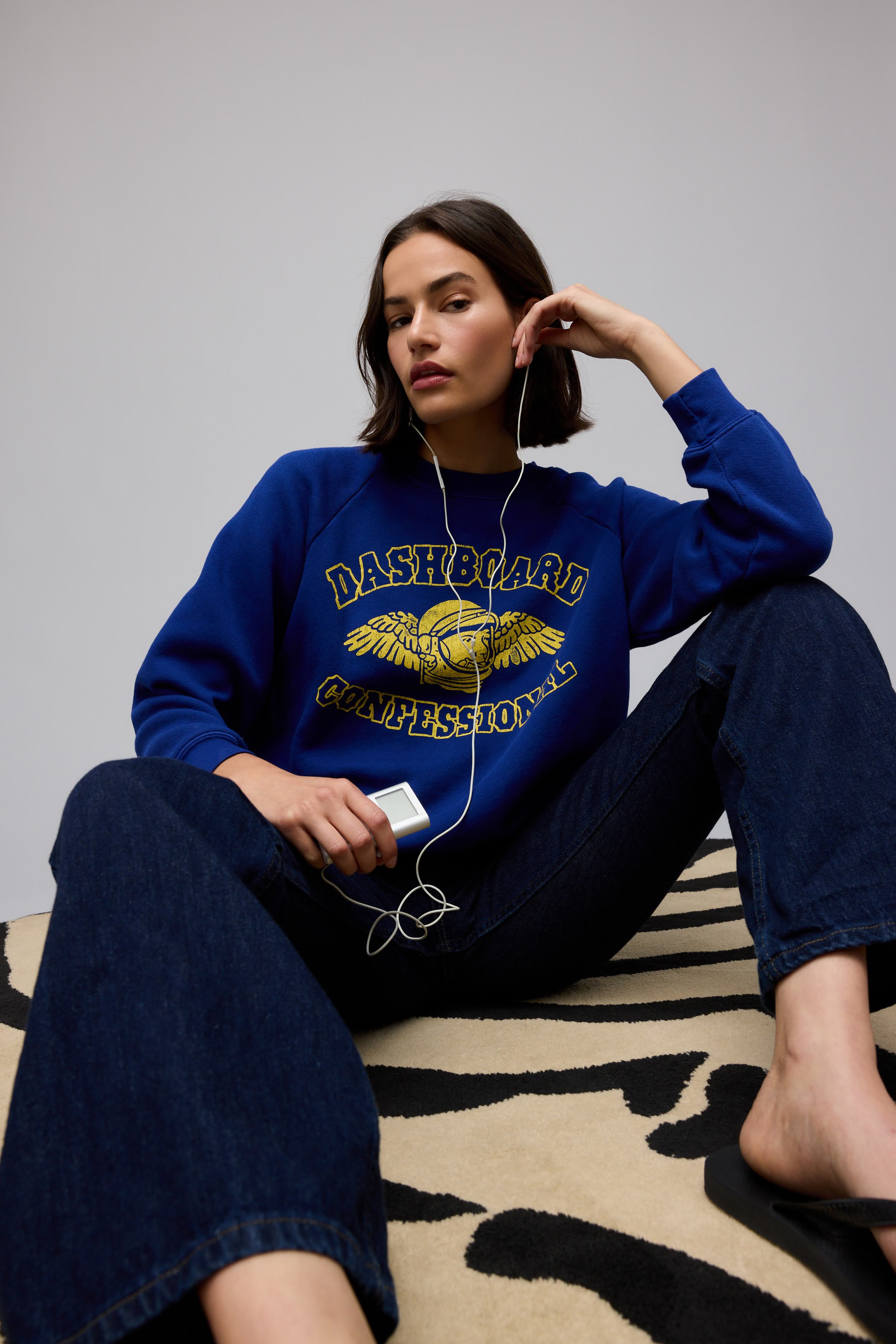 Dashboard Confessional Paceman Shrunken Raglan Sweatshirt - Image 8