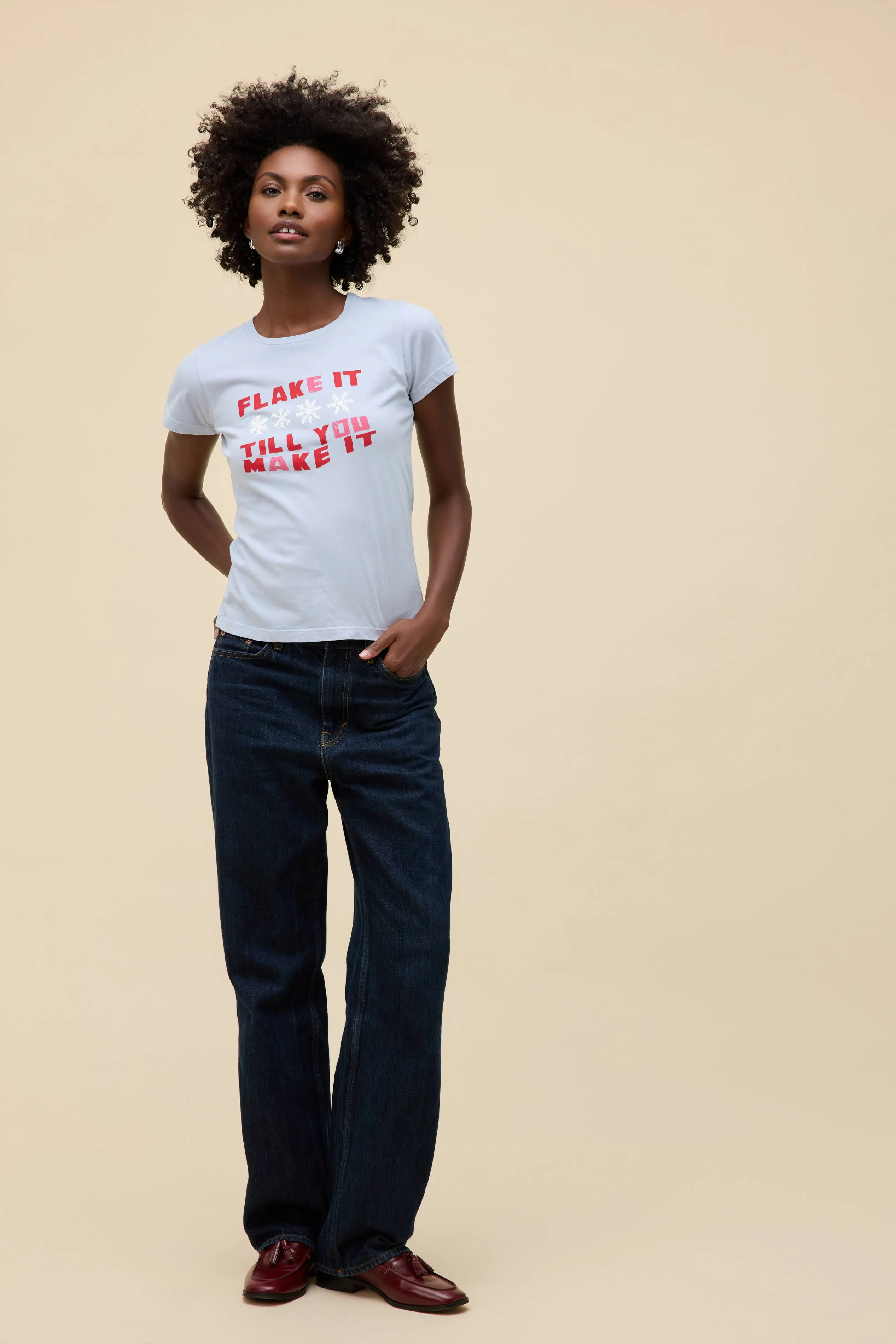 Flake It Till You Make It Headliner Tee - Image 3