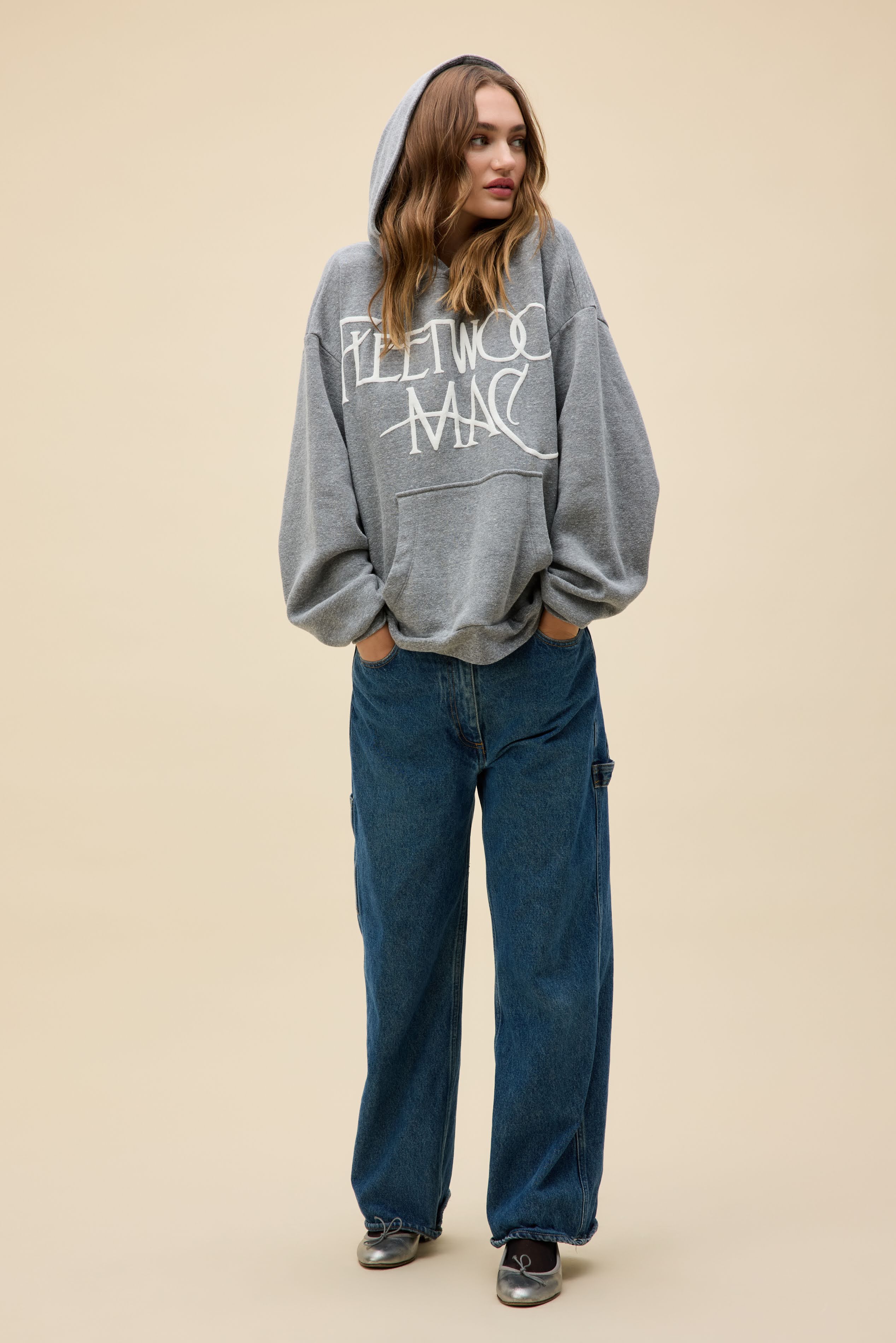 Fleetwood Mac Logo Oversized Hoodie - Image 8