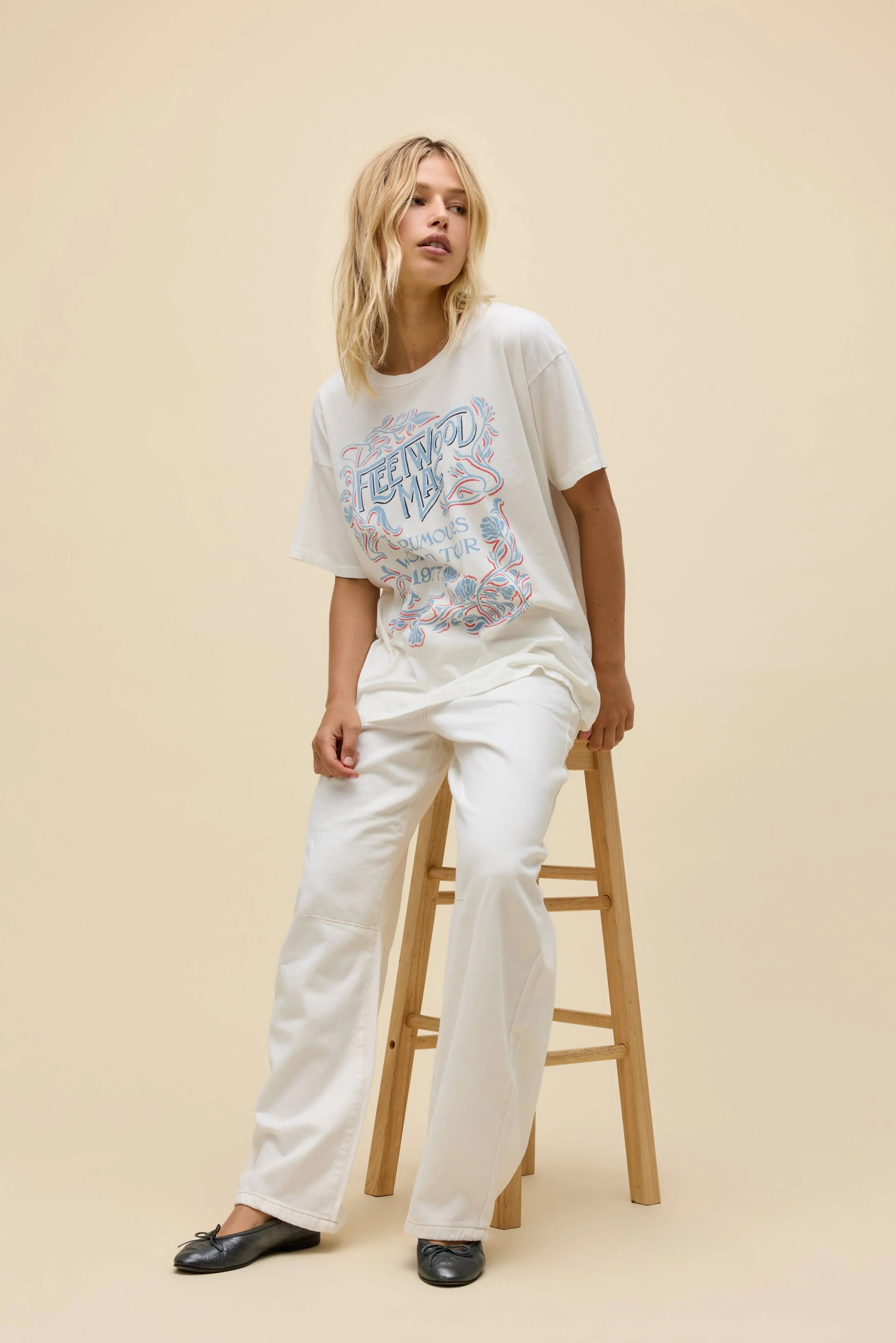 Fleetwood Mac World Tour '77 Merch Tee - Image 5