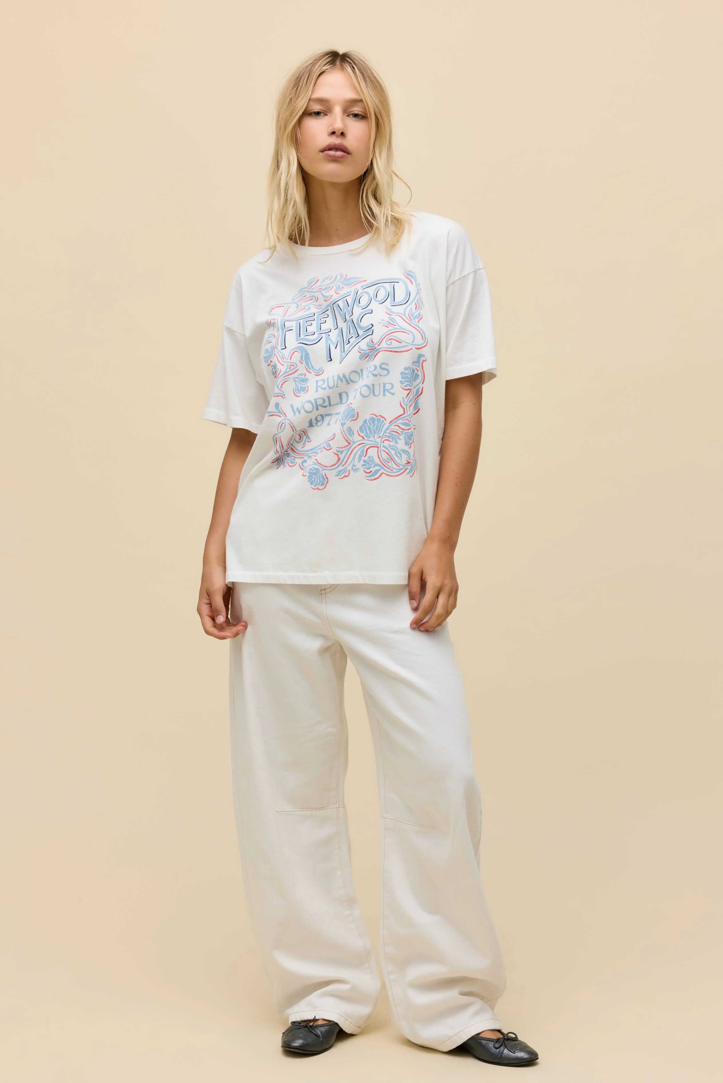 Fleetwood Mac World Tour '77 Merch Tee - Image 7