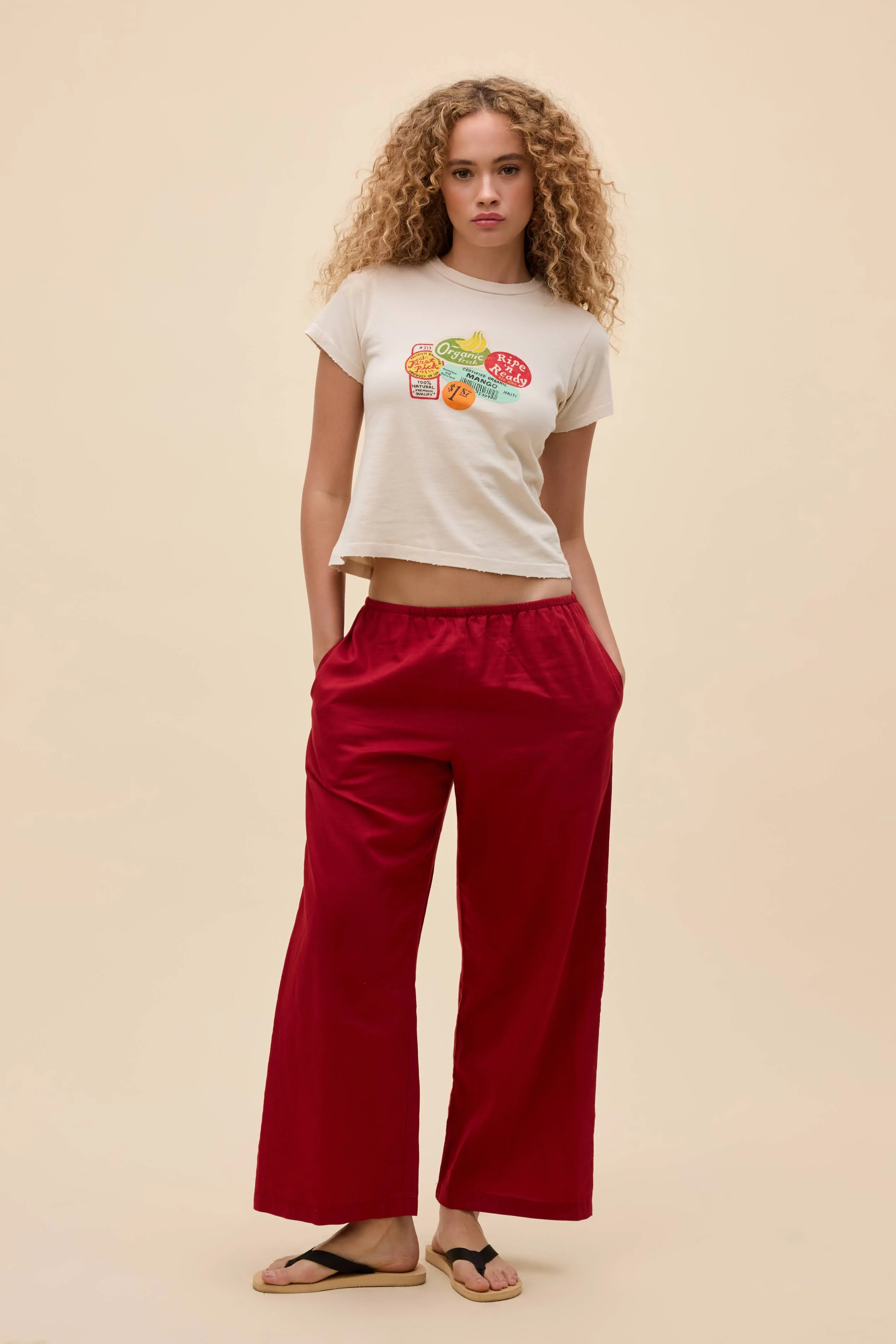 Fruit Stickers Vintage Tee - Image 2