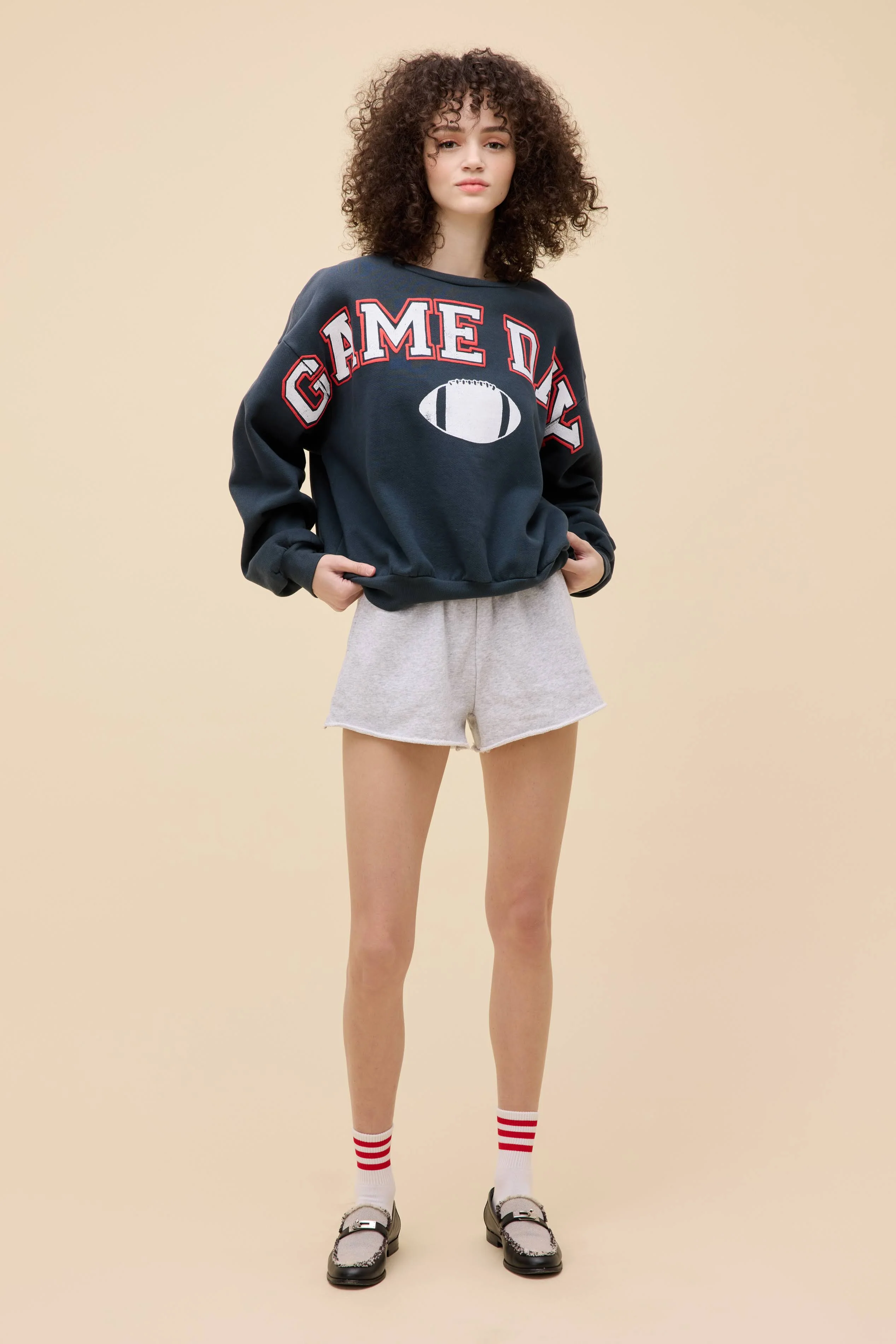 Game Day Oversized Crew Sweatshirt - Image 3