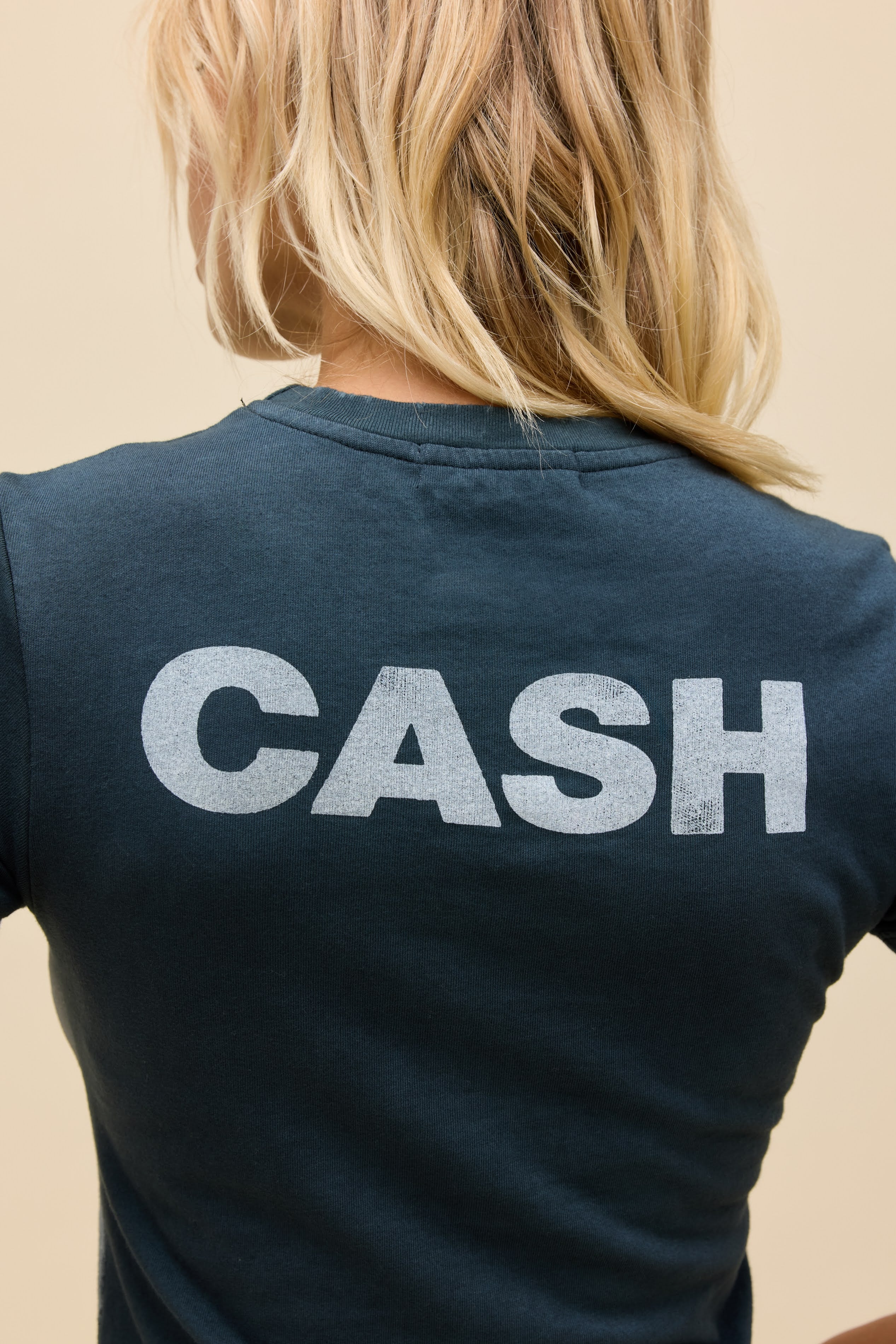 Johnny Cash Silhouette Vintage Tee - Image 3