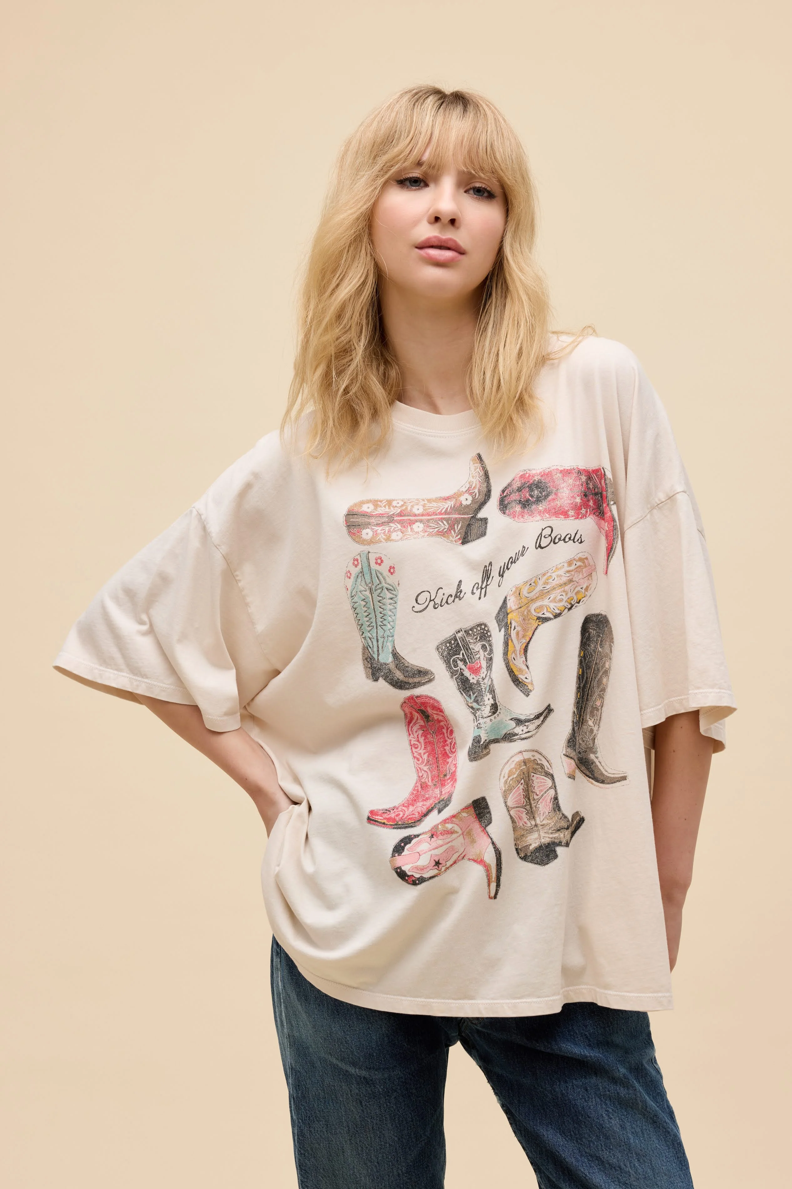 Kick Off Your Boots OS Tee