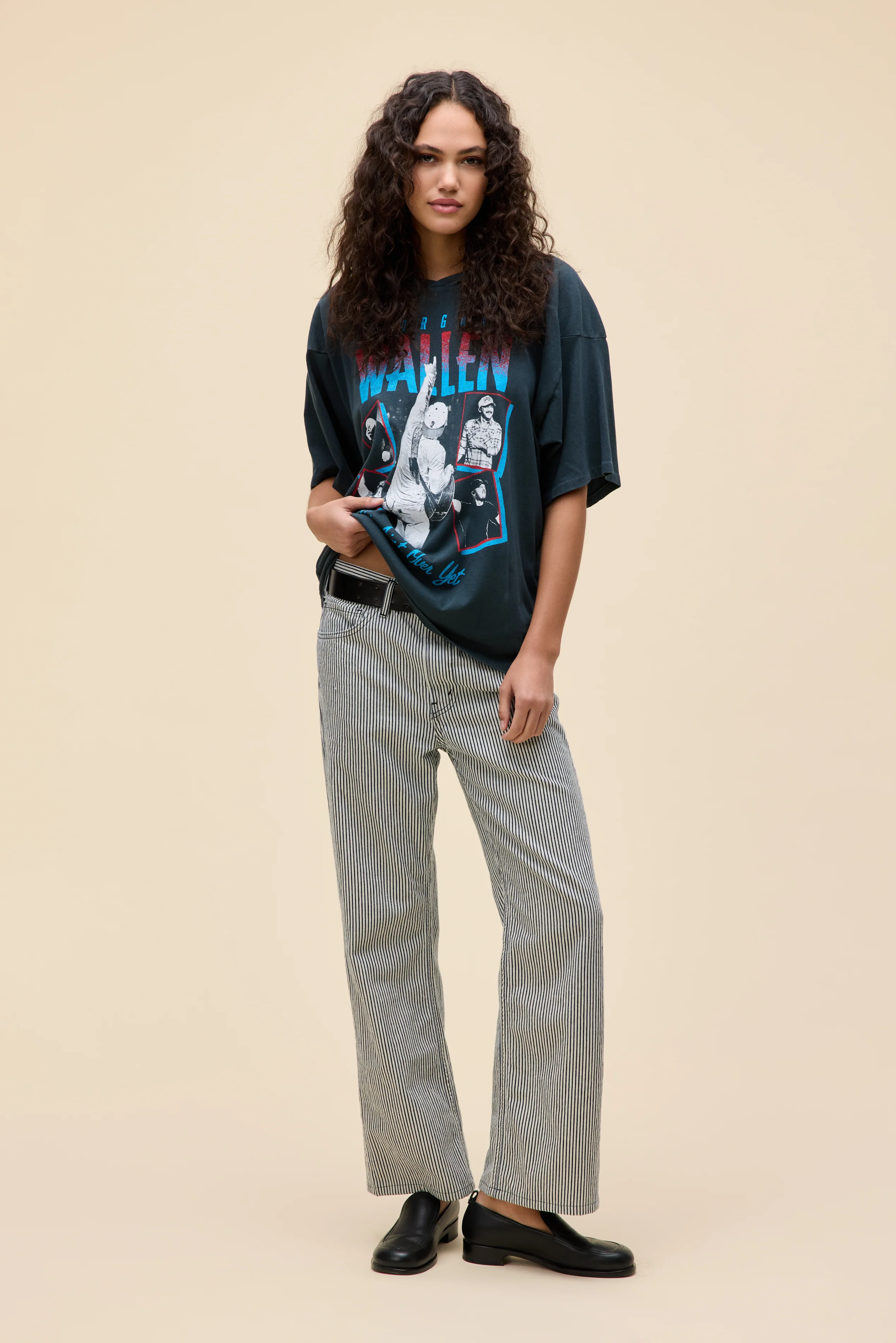 Morgan Wallen This Ain't Over Yet Oversized Jersey Tee - Image 4