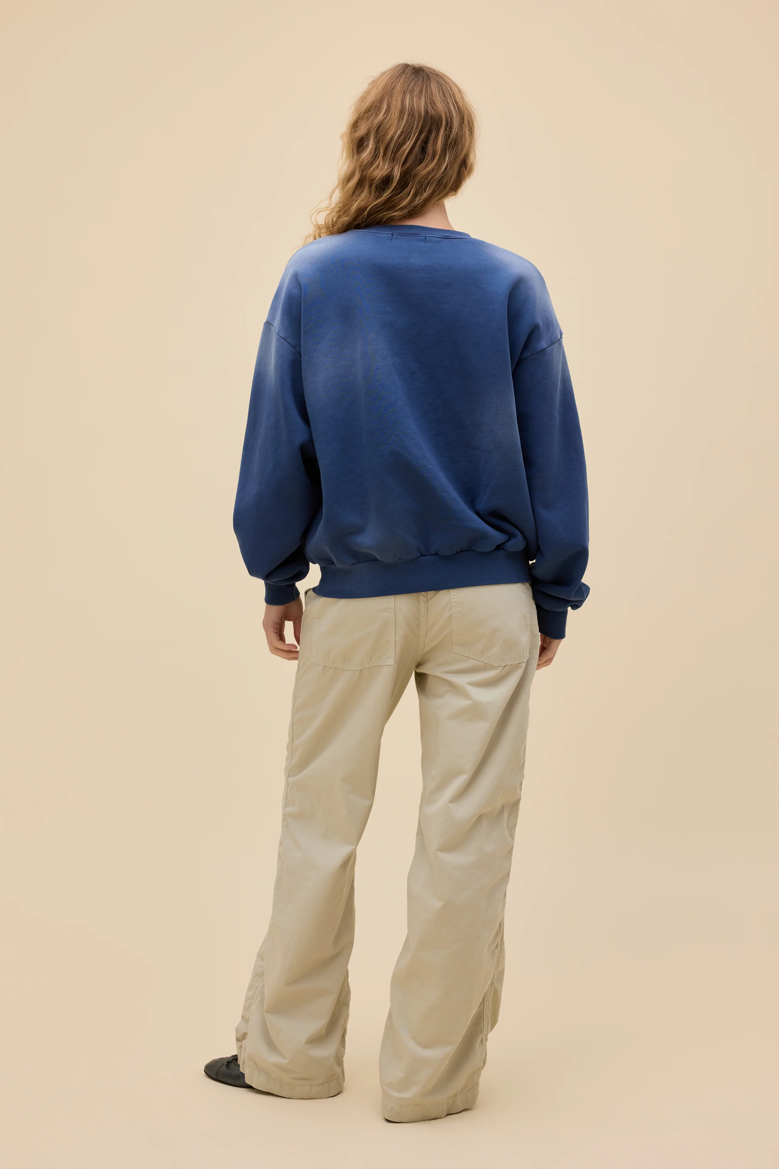 Newport Track & Field Oversized Henley Sweatshirt - Image 5