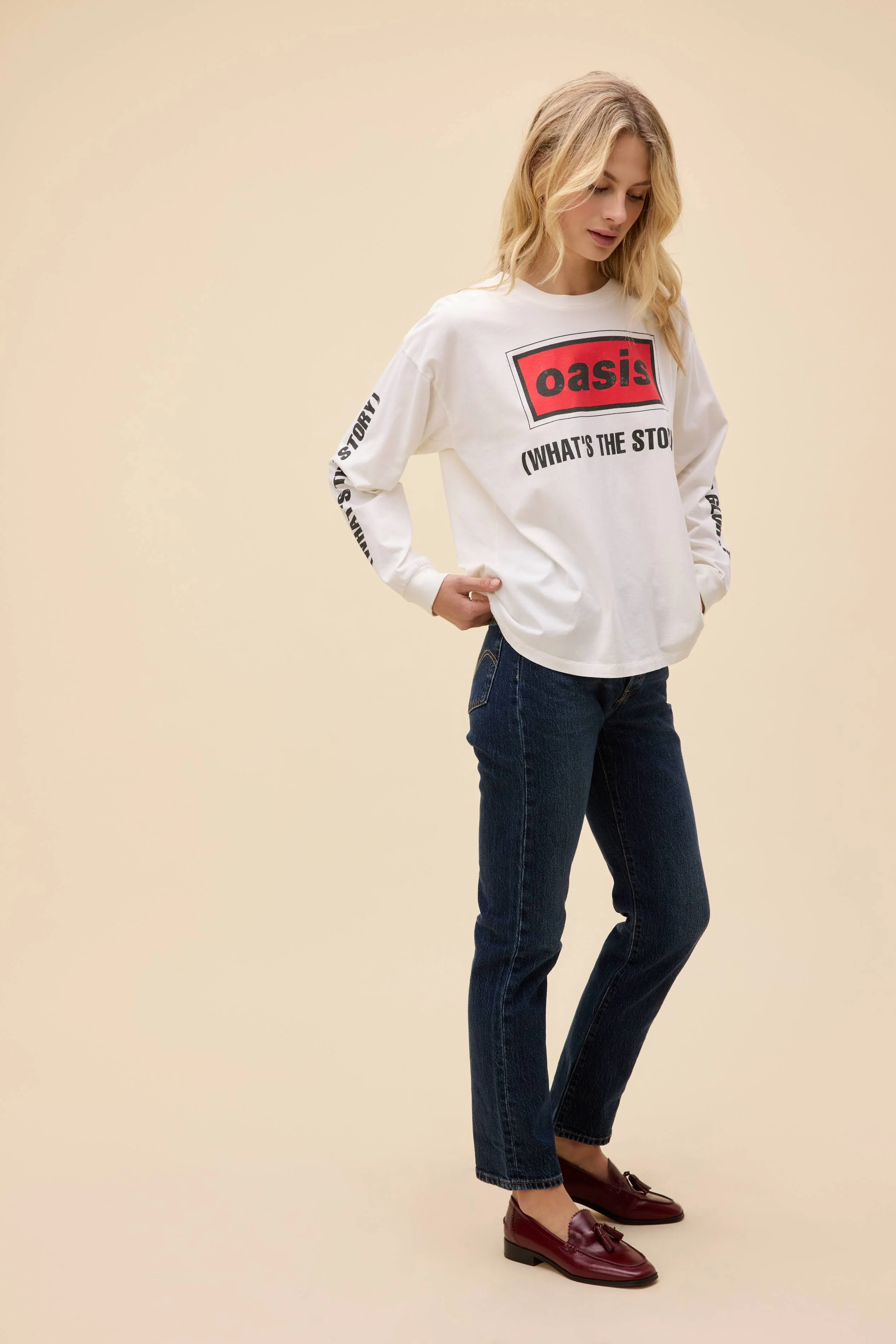Oasis Morning Glory Merch Long Sleeve - Image 6