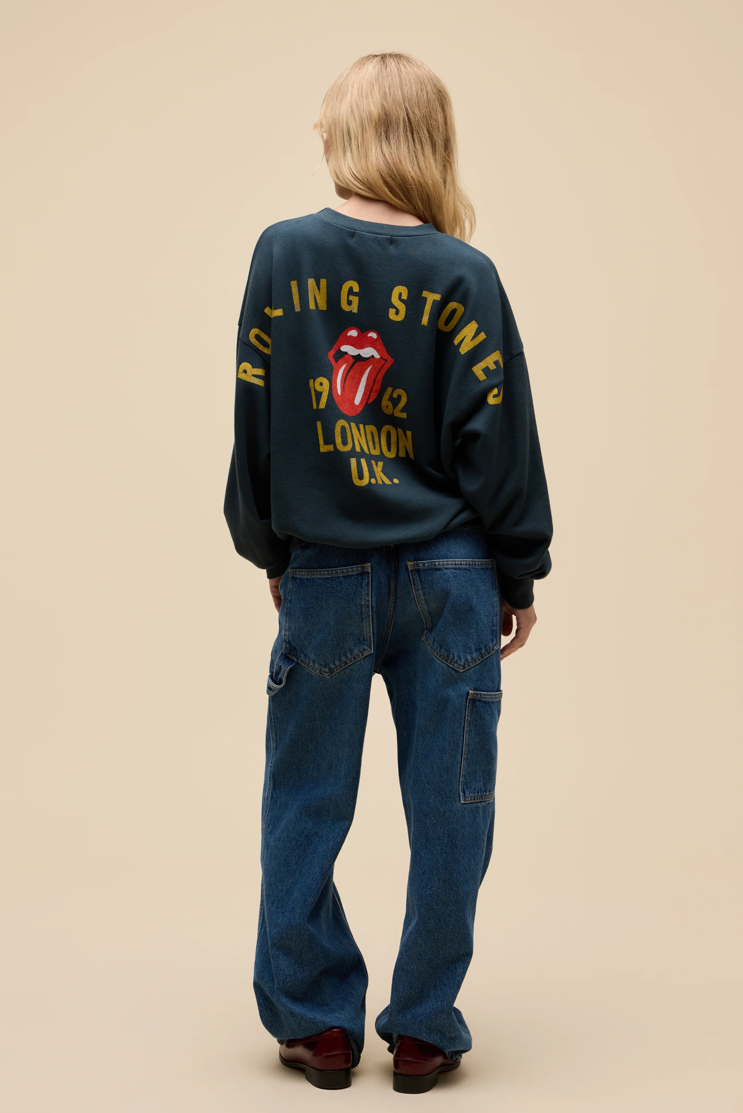 Rolling Stones London Terry Oversized Sweatshirt - Image 5
