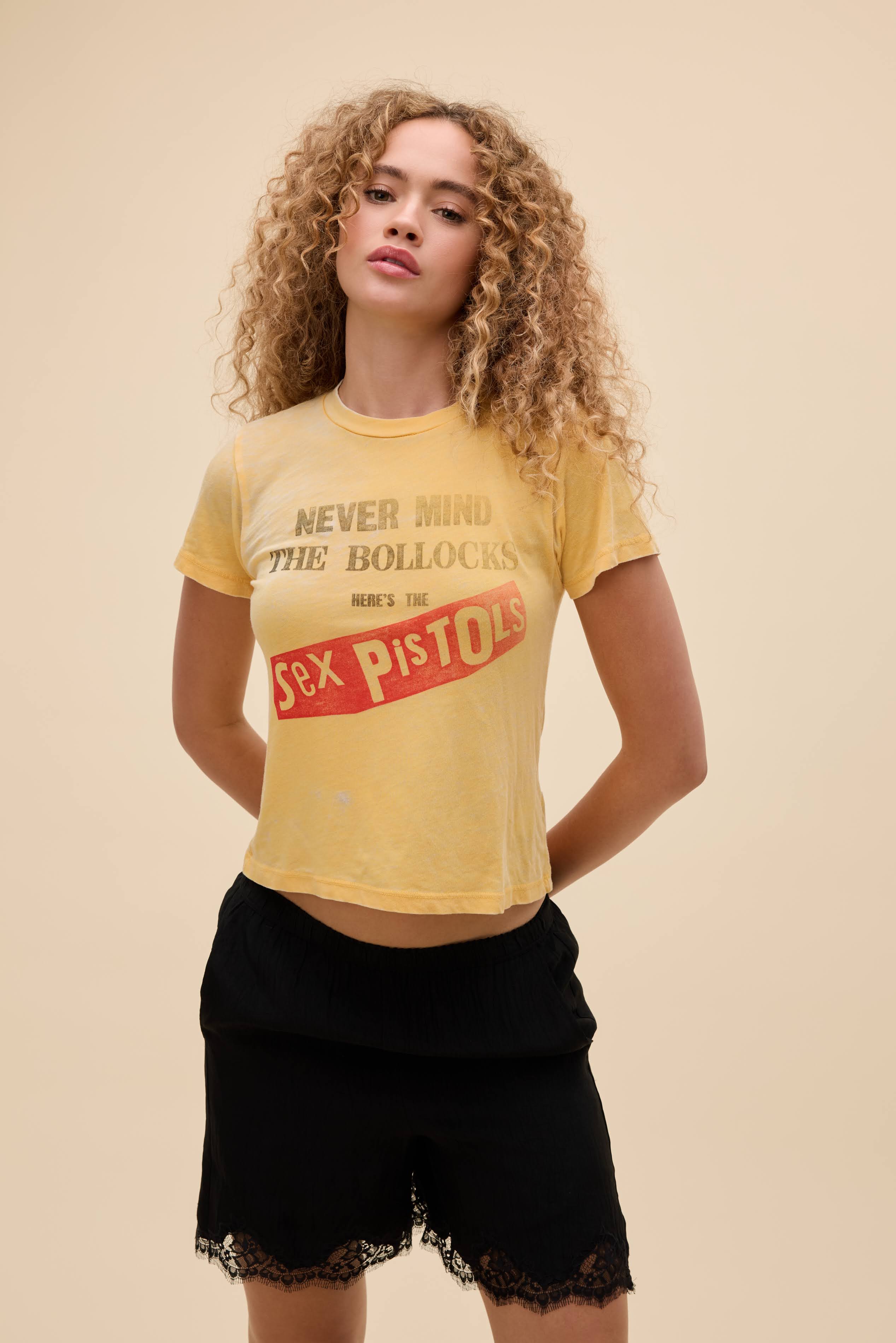 Sex Pistols Nevermind The Bollocks Burnout Vintage Tee