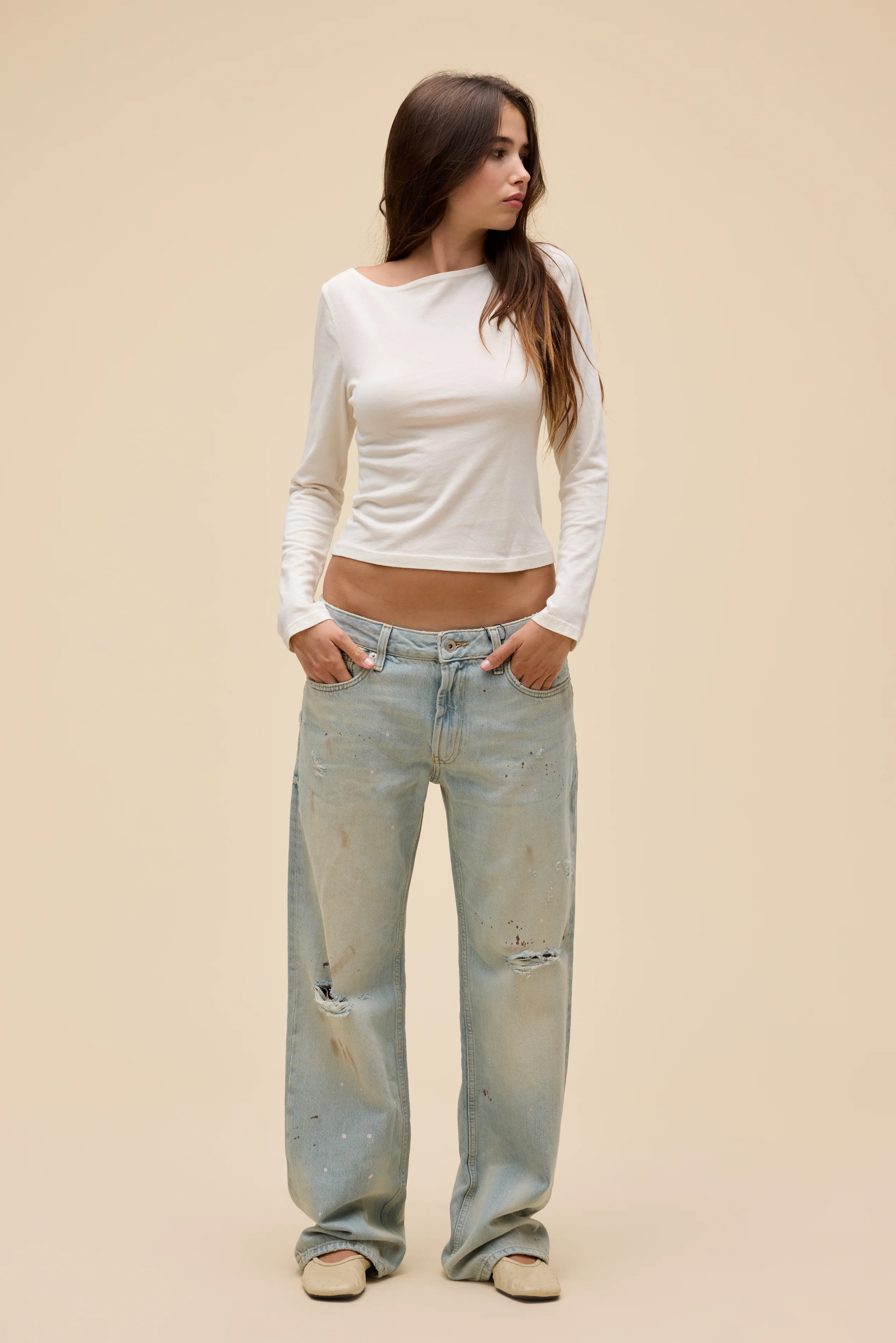 Solid Boatneck Long Sleeve - Image 3