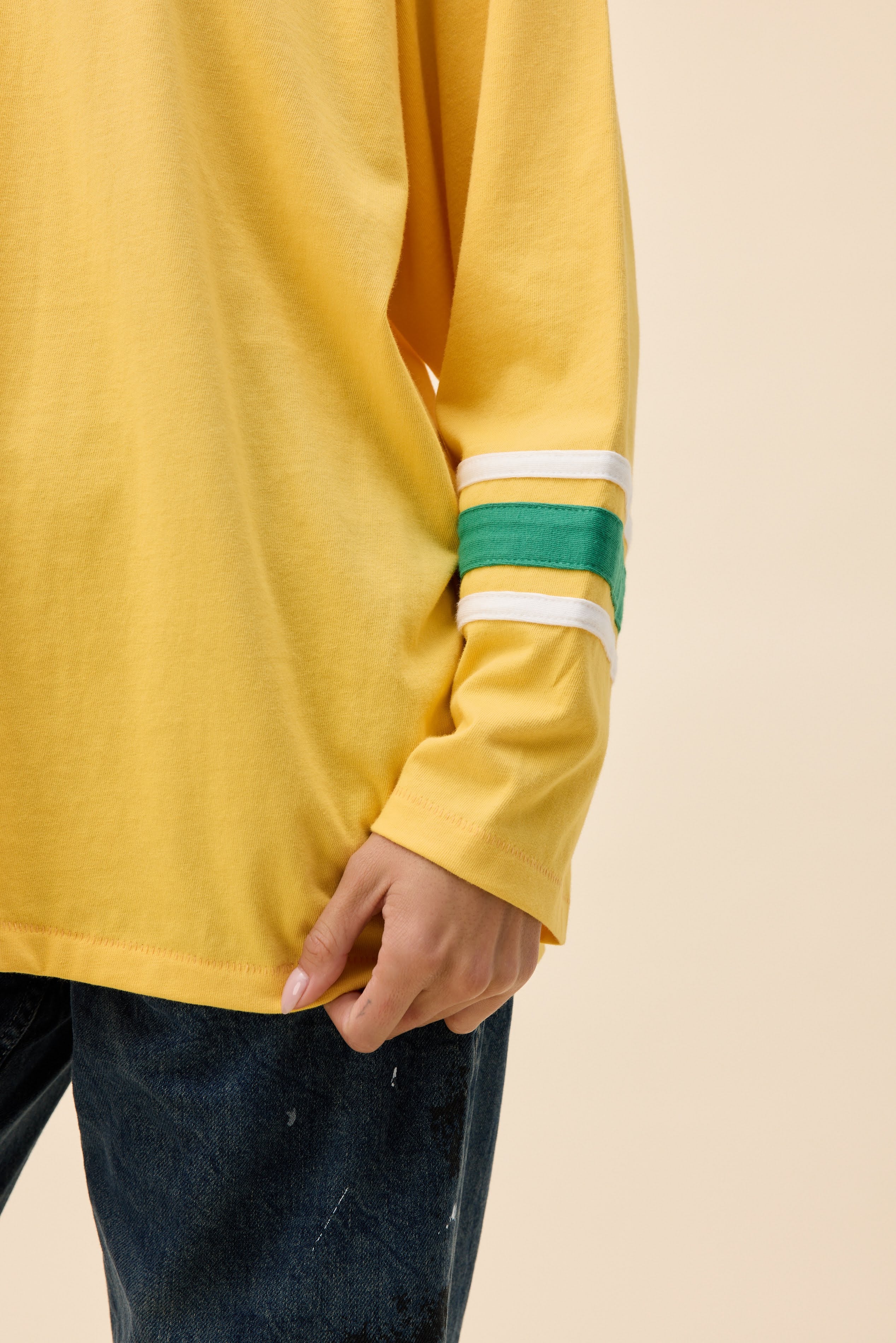 Solid Hockey Jersey Long Sleeve - Image 2