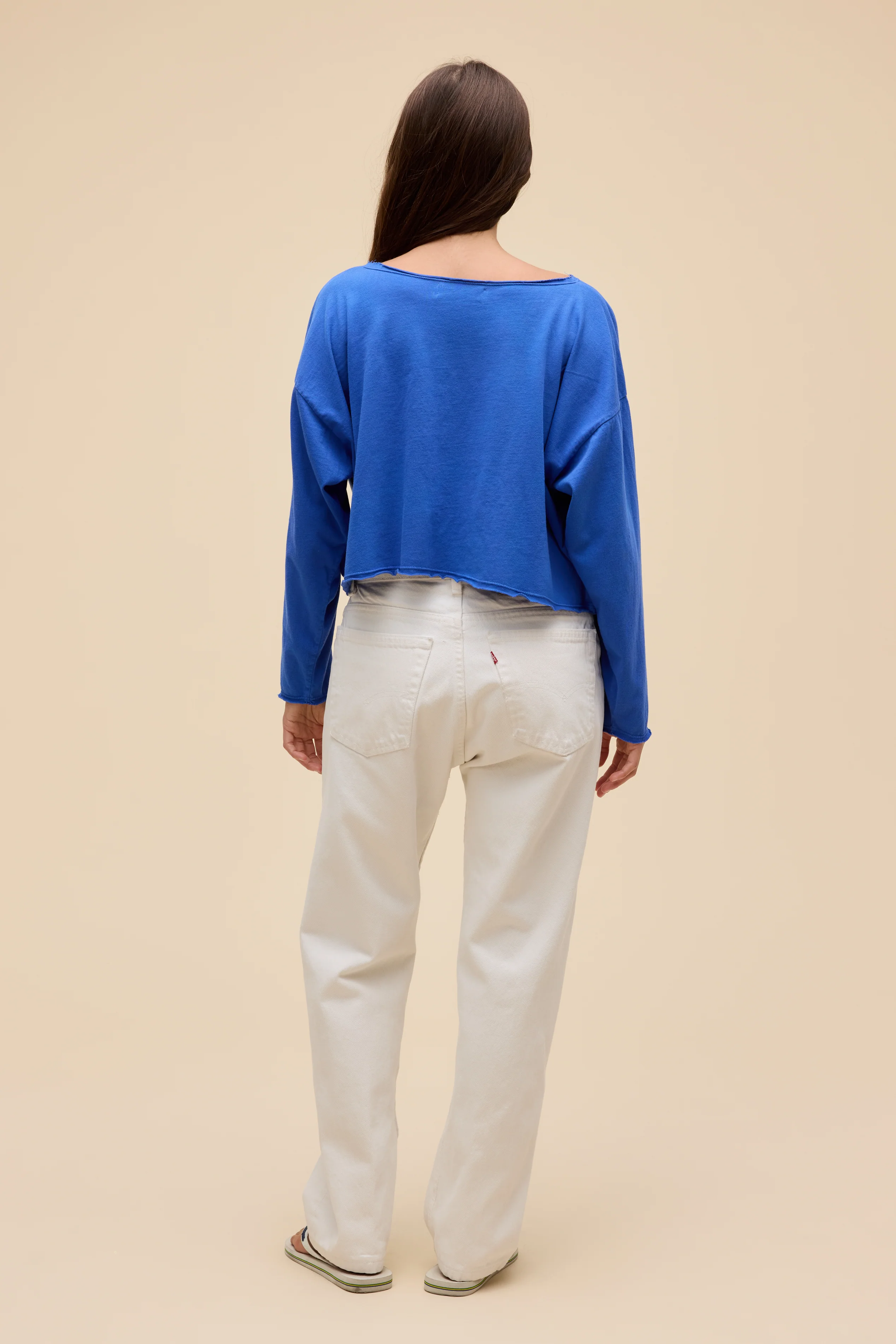 Solid Off-The-Shoulder Long Sleeve - Image 6