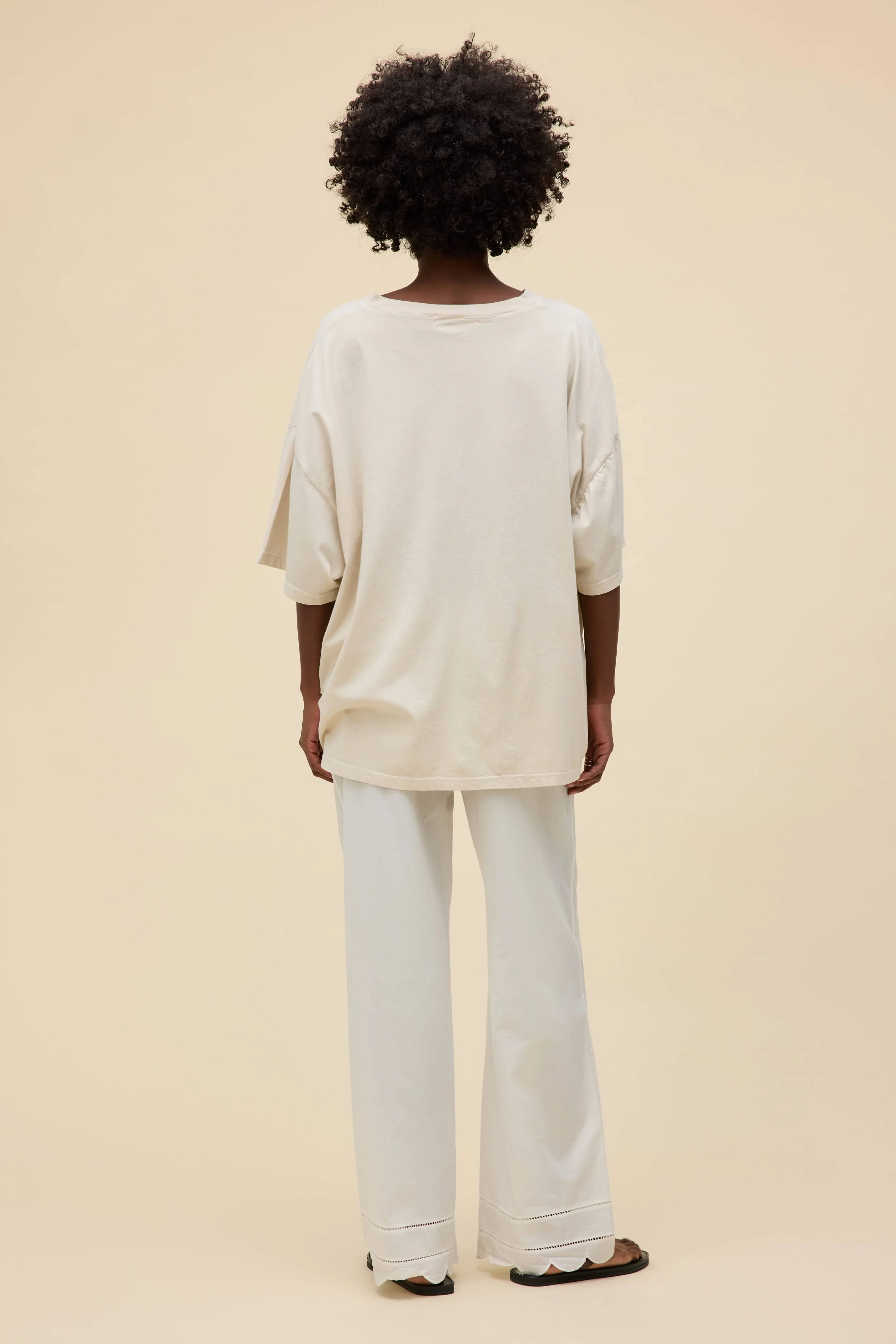 Solid OS V-Neck Tee - Image 4