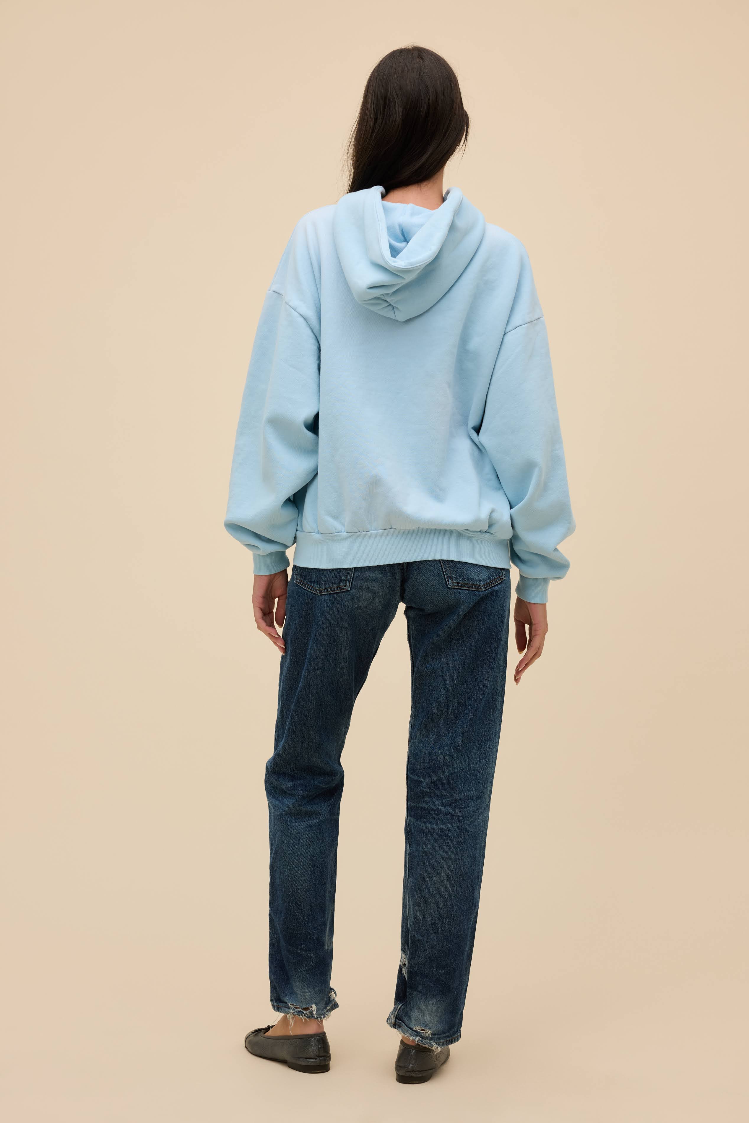 Solid Oversized Hoodie - Image 3