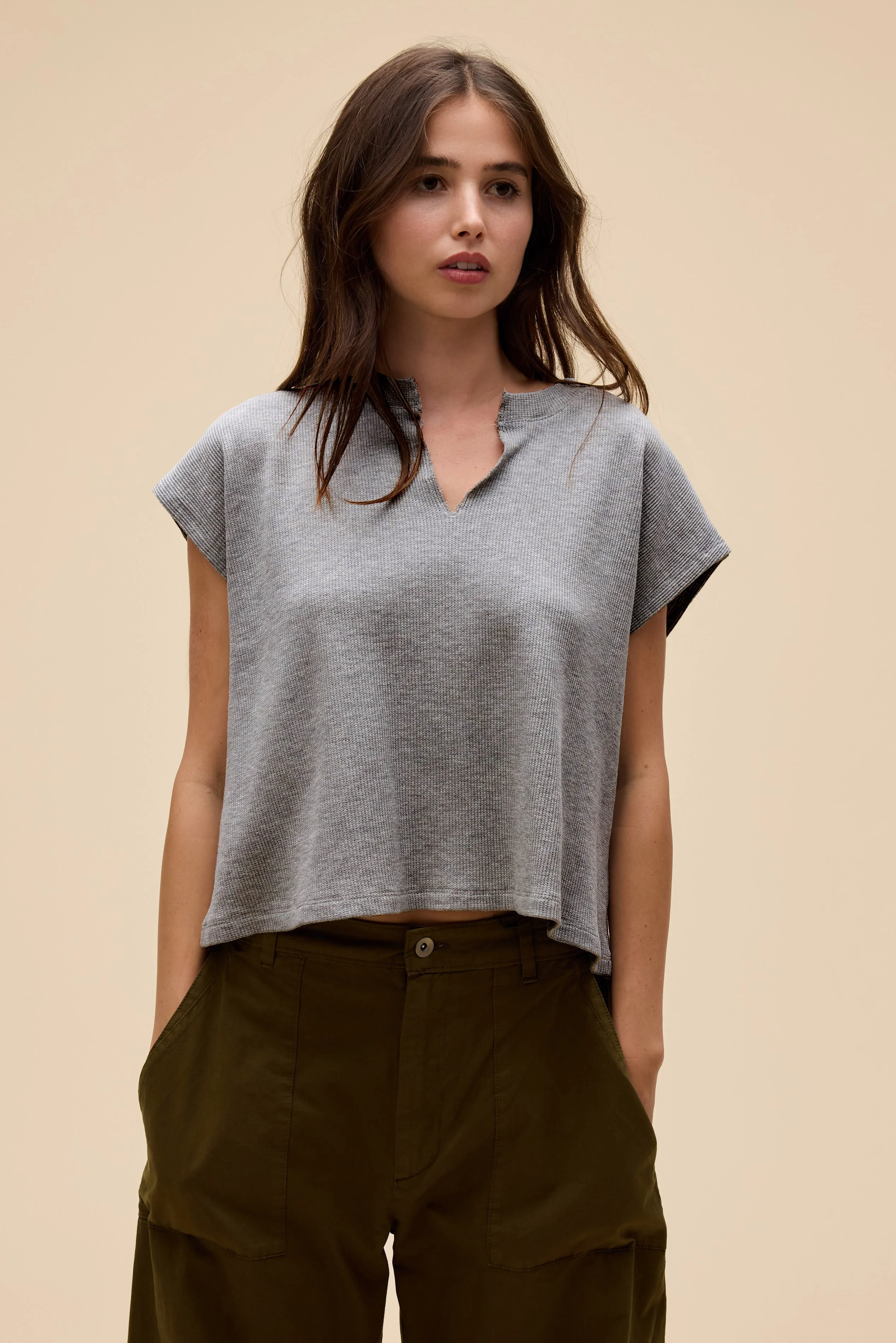 Solid Thermal Dolman Tee - Image 3