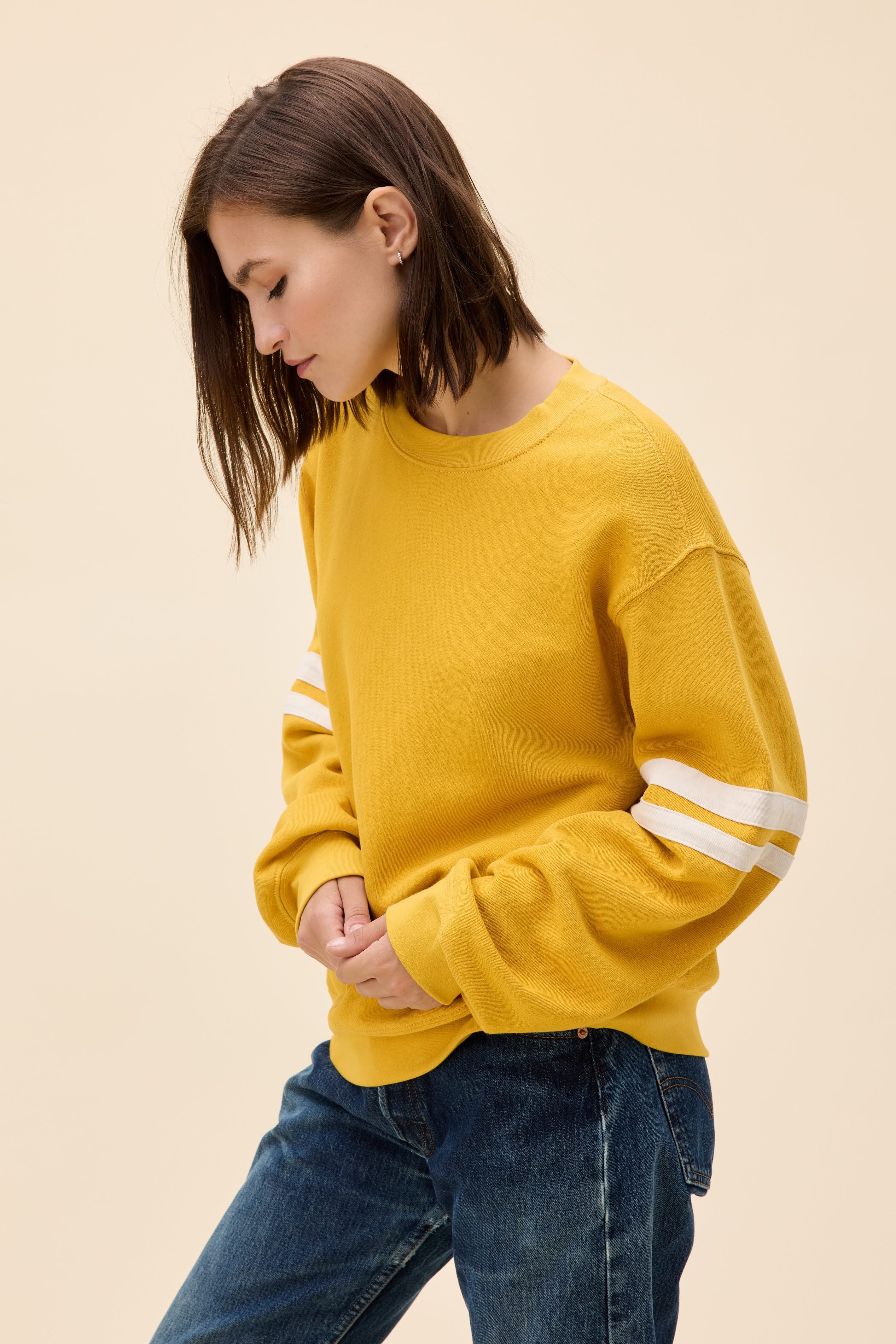 Solid Varsity Sweatshirt - Image 2