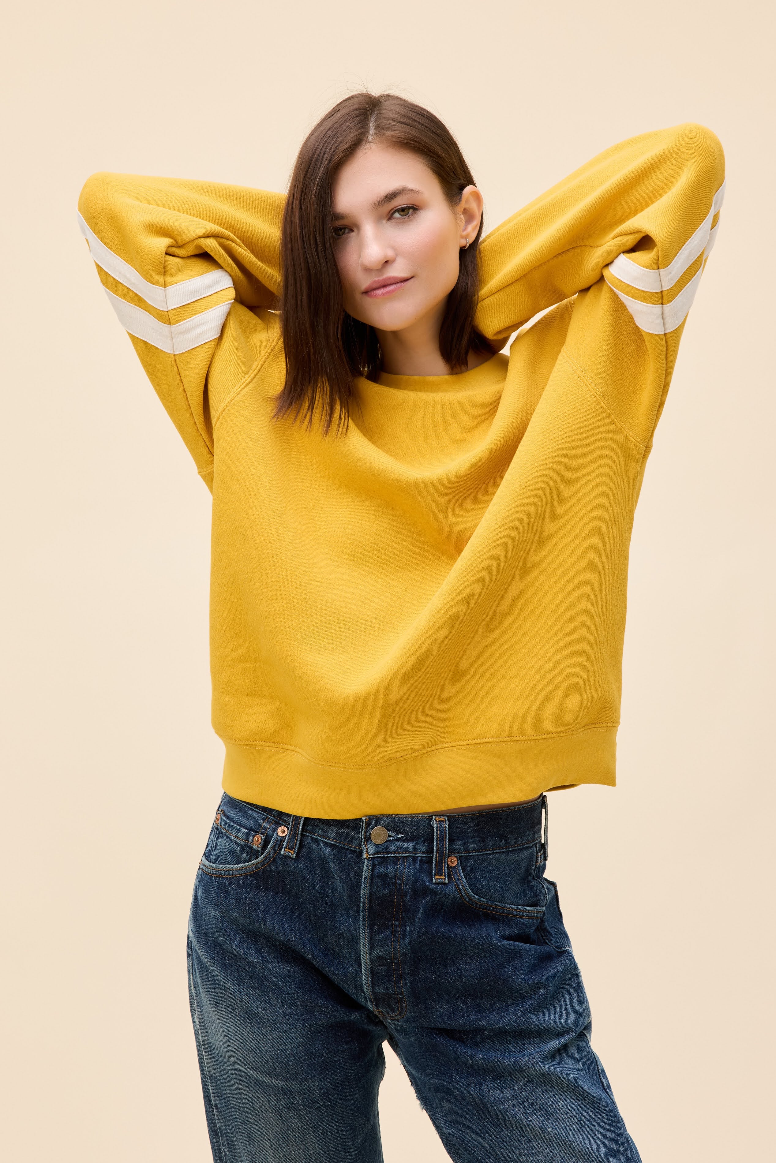 Solid Varsity Sweatshirt - Image 5
