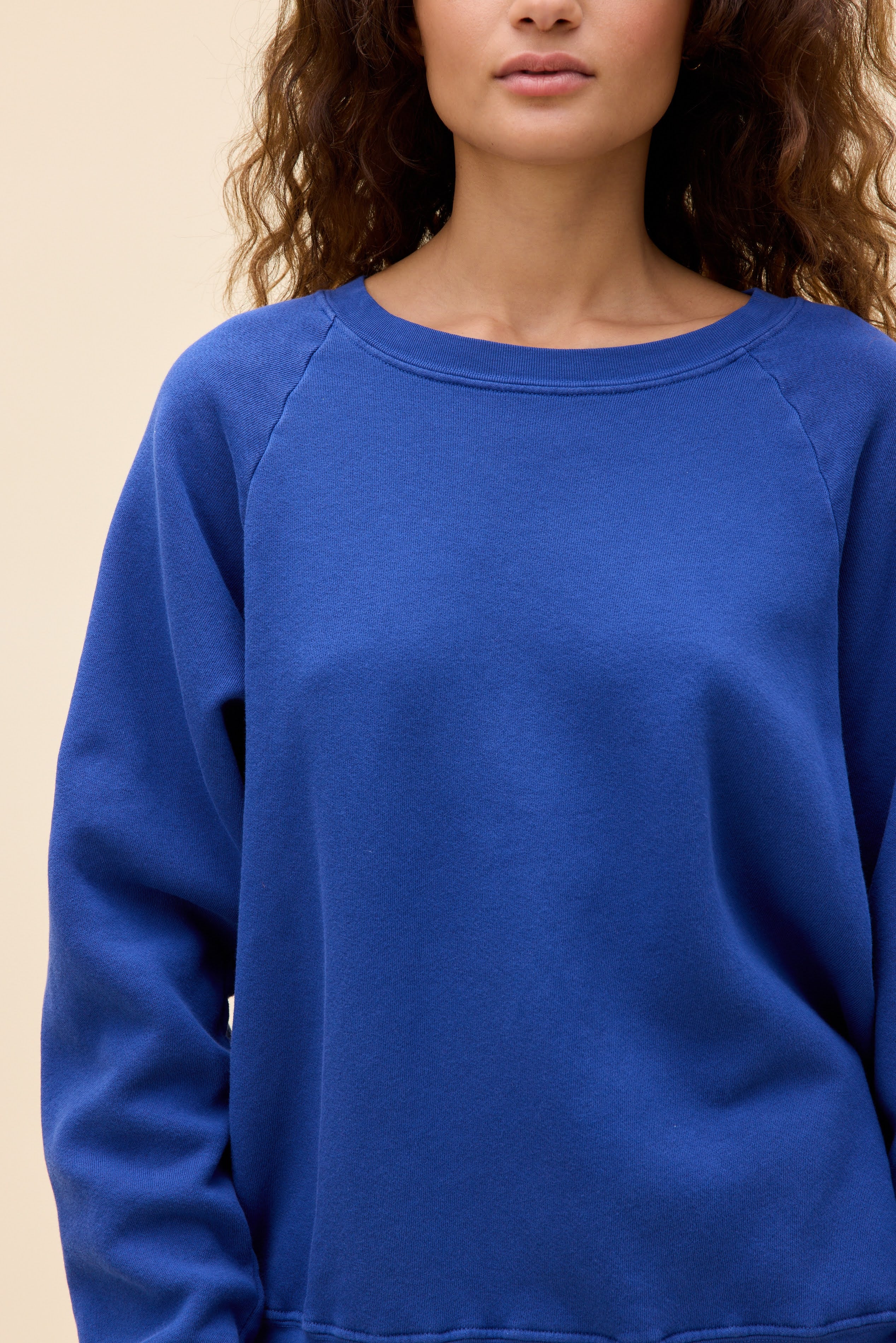 Solid Vintage Raglan Sweatshirt - Image 2