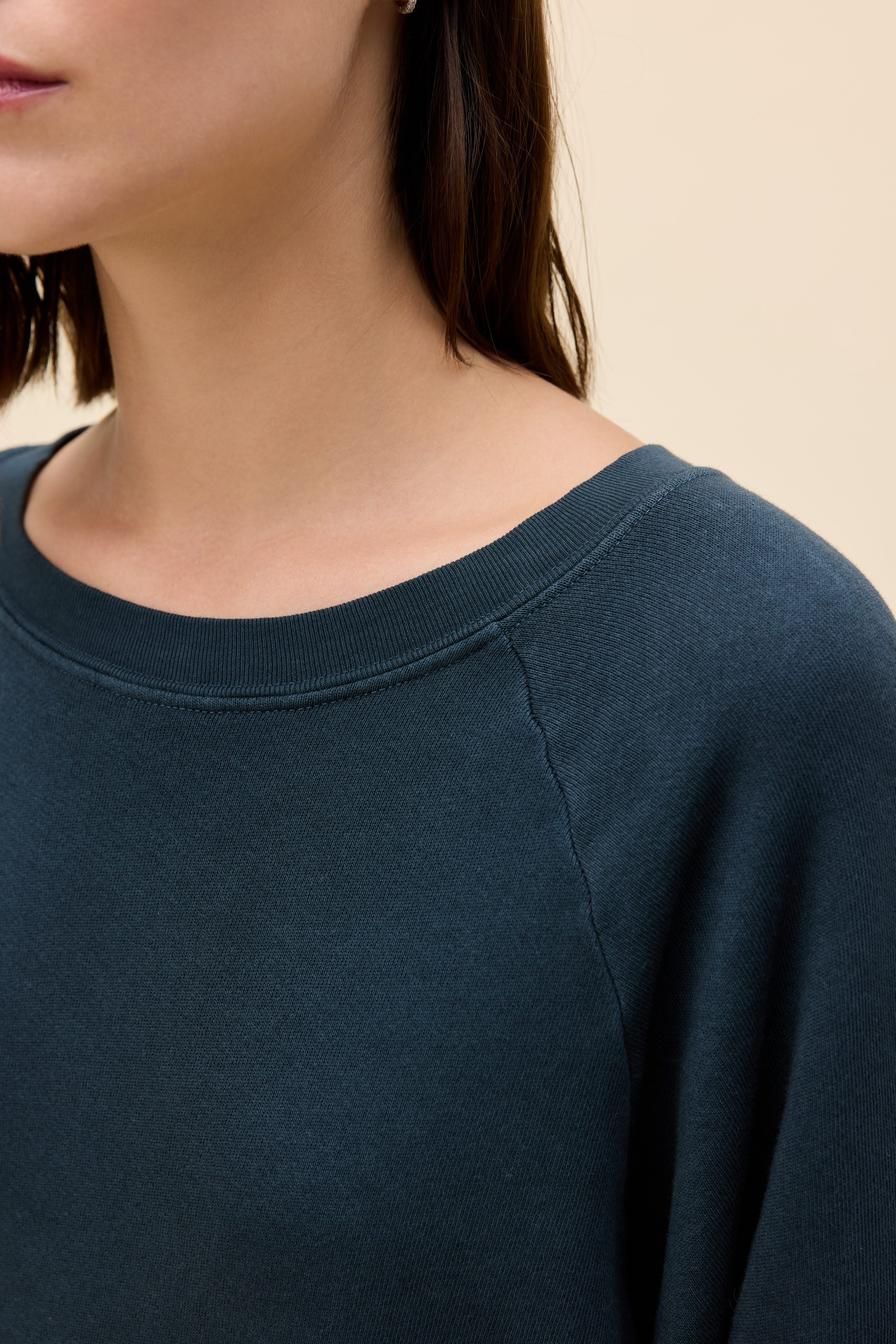 Solid Vintage Raglan Sweatshirt - Image 2