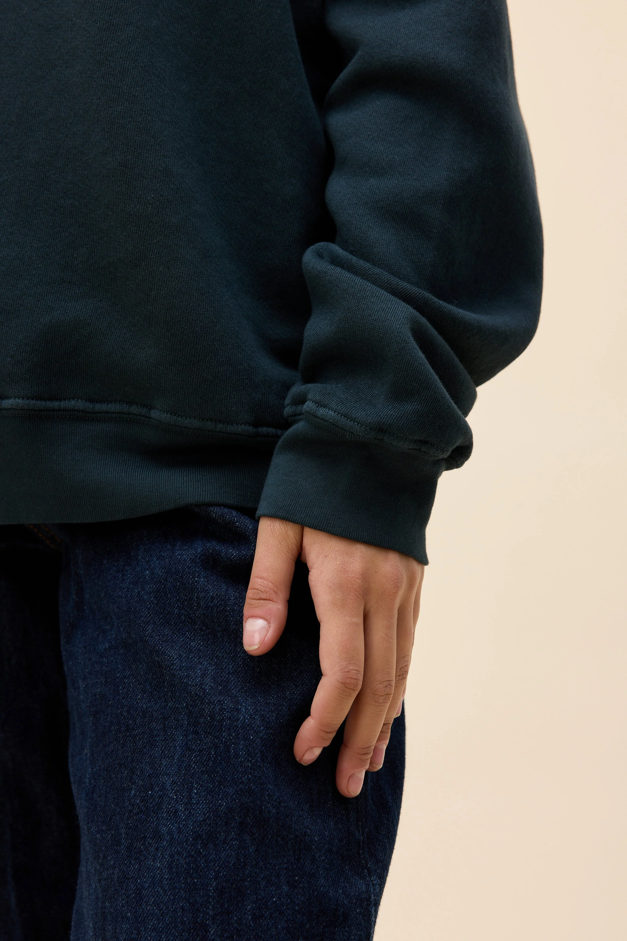 Solid Vintage Raglan Sweatshirt - Image 4