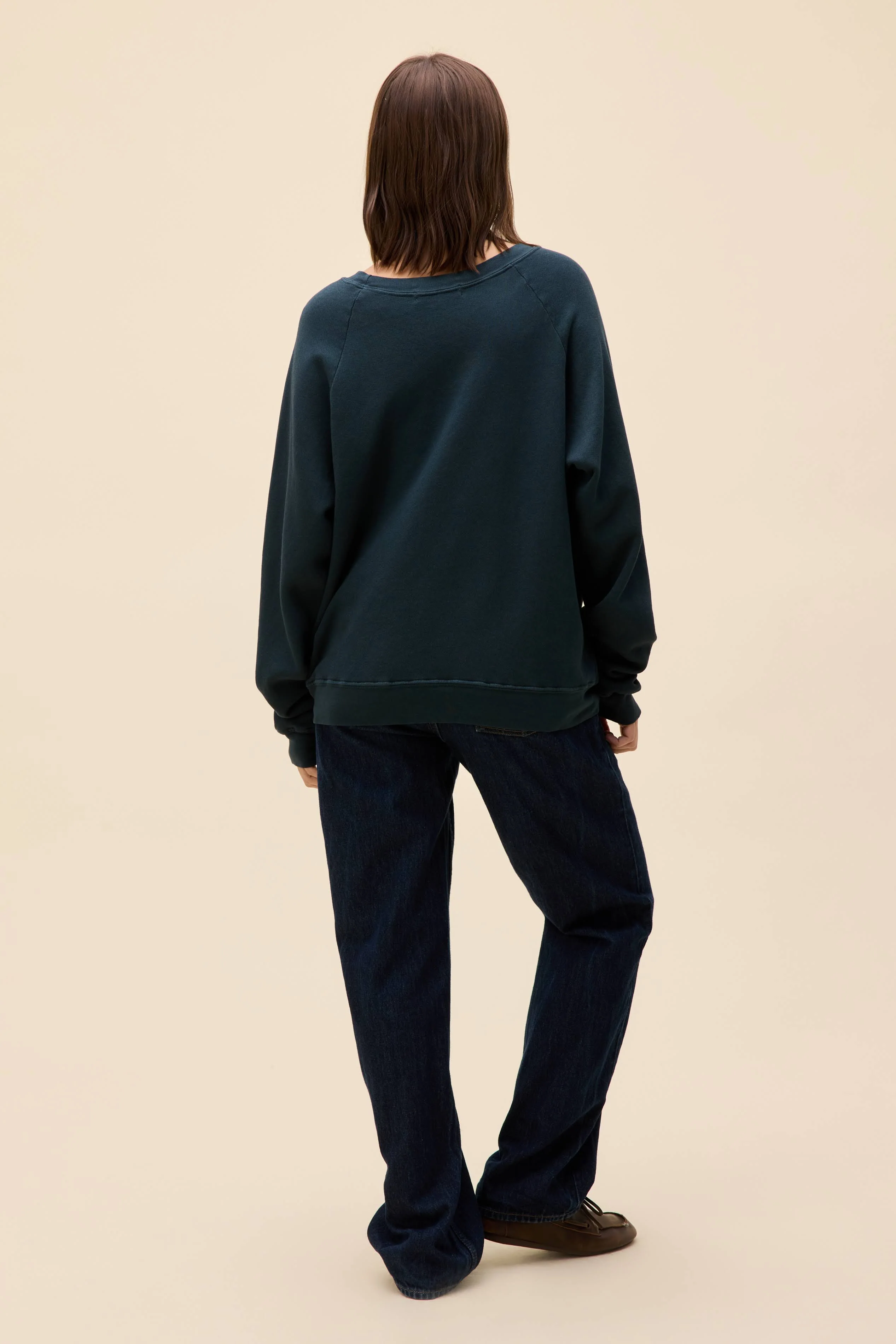 Solid Vintage Raglan Sweatshirt - Image 7