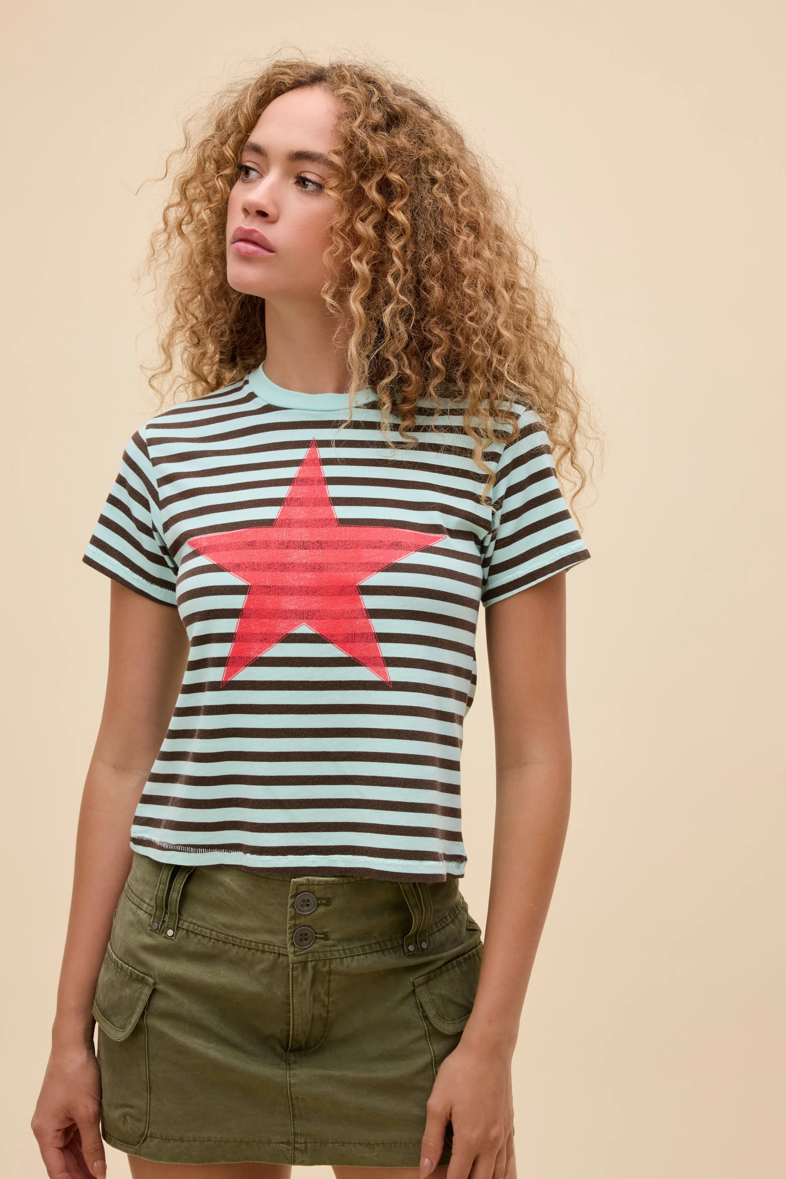 Star Stripe Vintage Tee