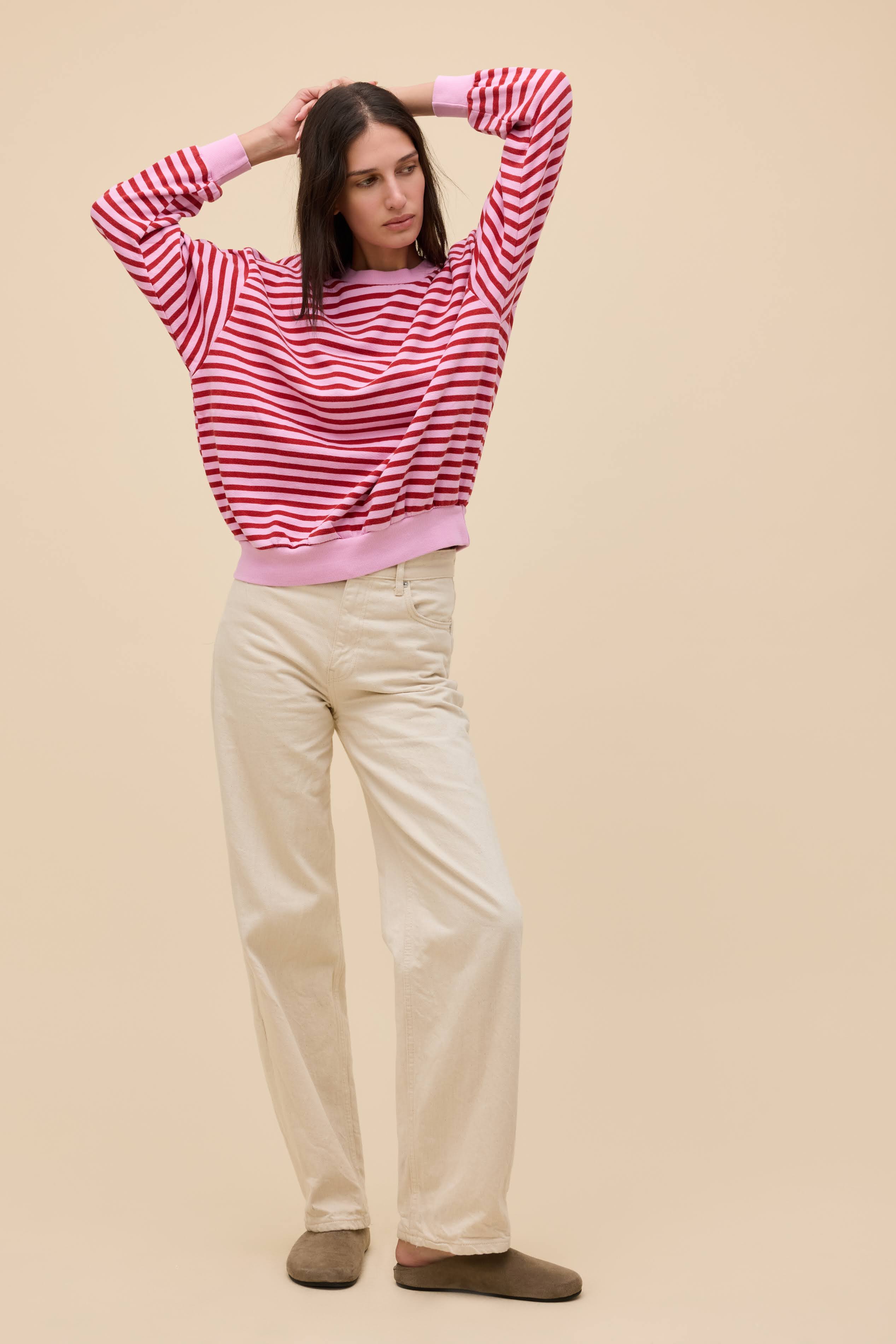 Stripe Terry Sweatshirt - Image 2