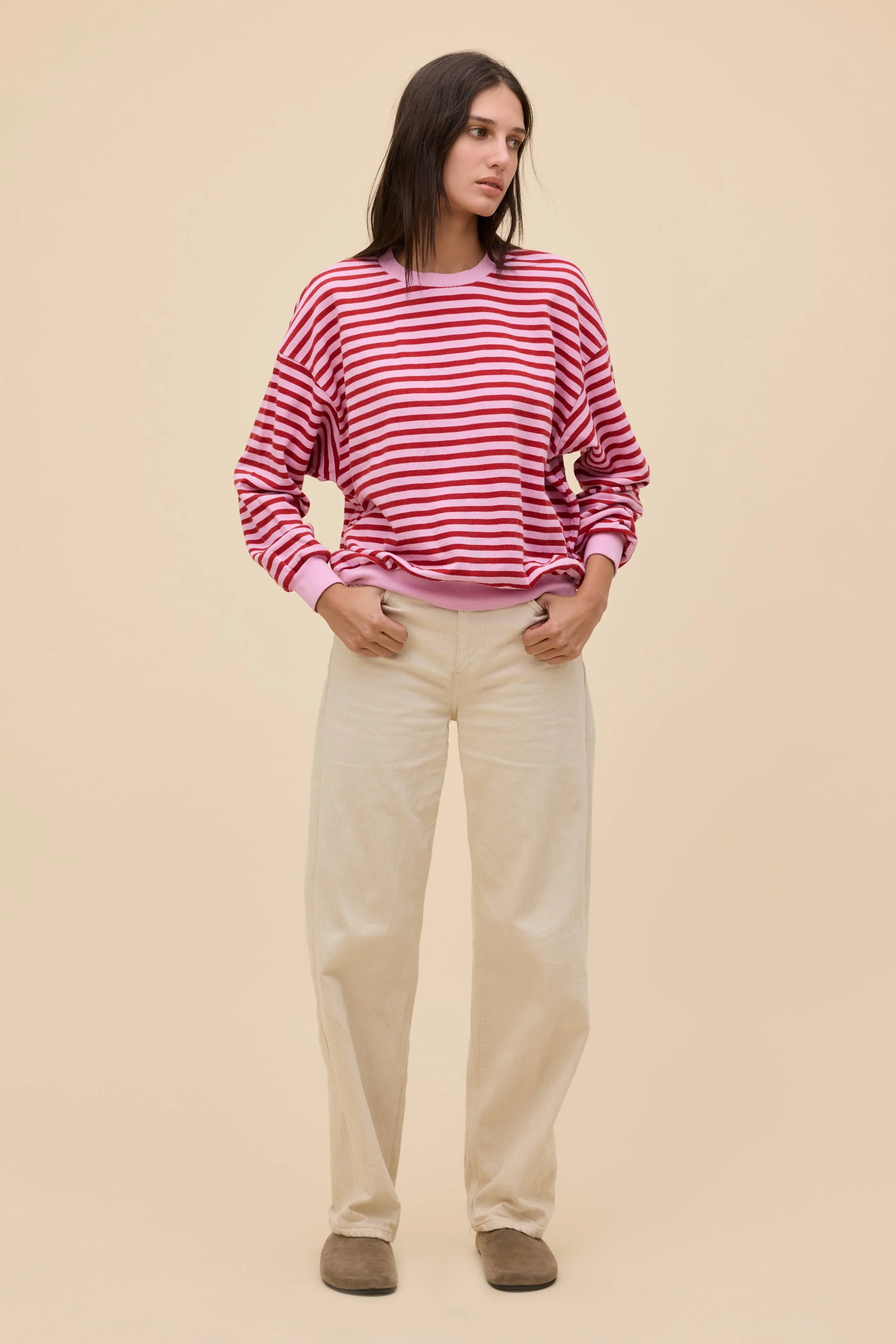 Stripe Terry Sweatshirt - Image 3