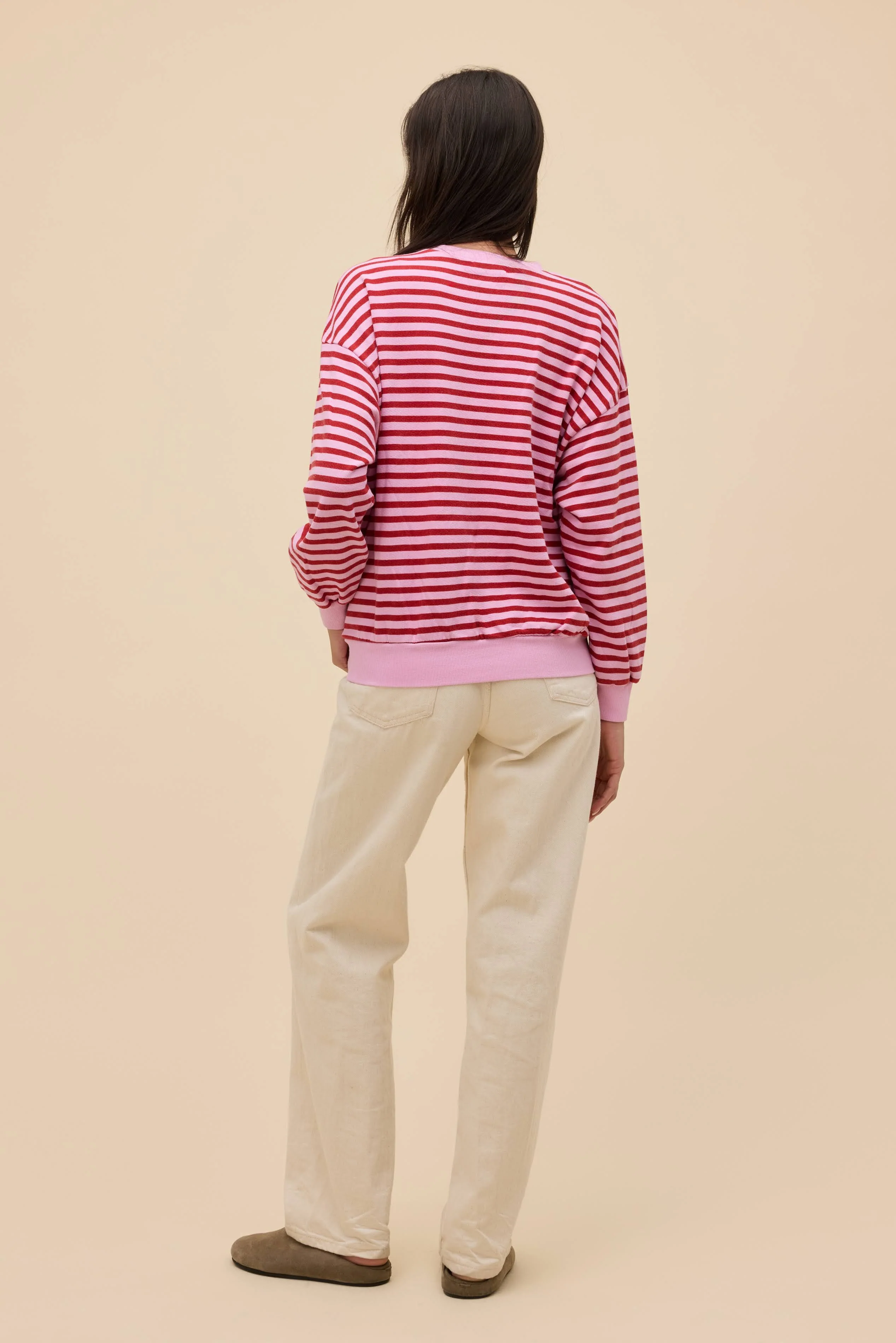 Stripe Terry Sweatshirt - Image 4