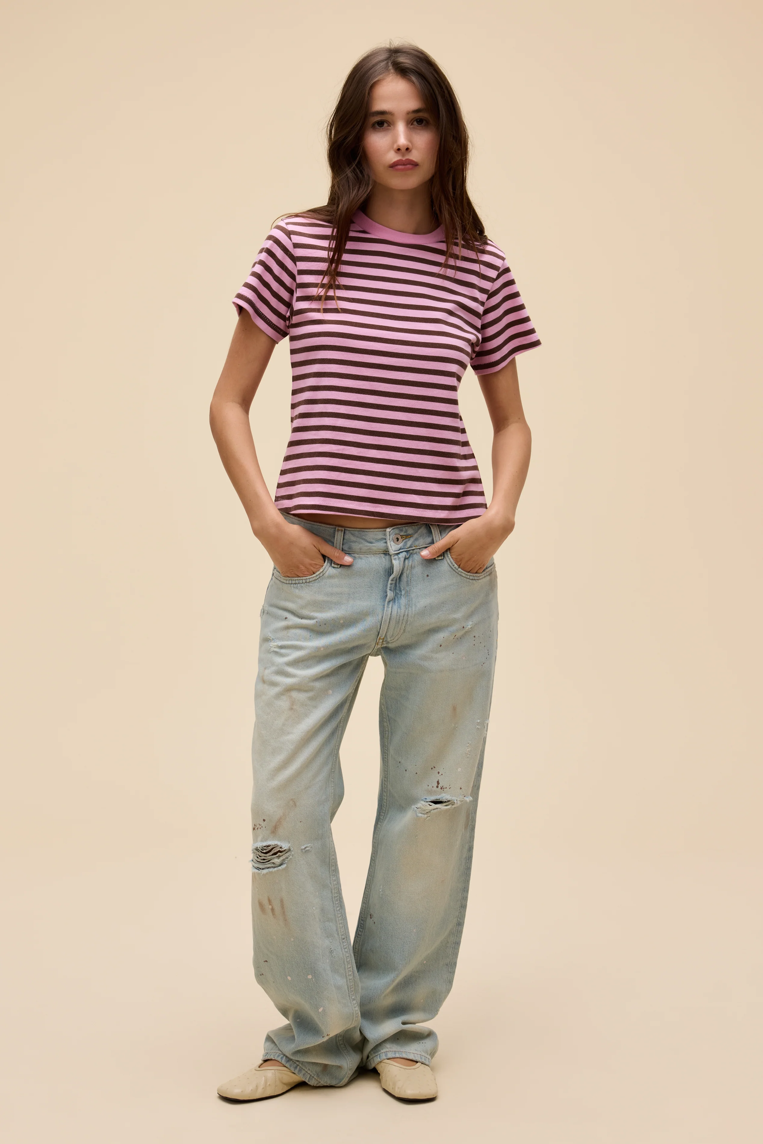 Stripe Vintage Tee - Image 3