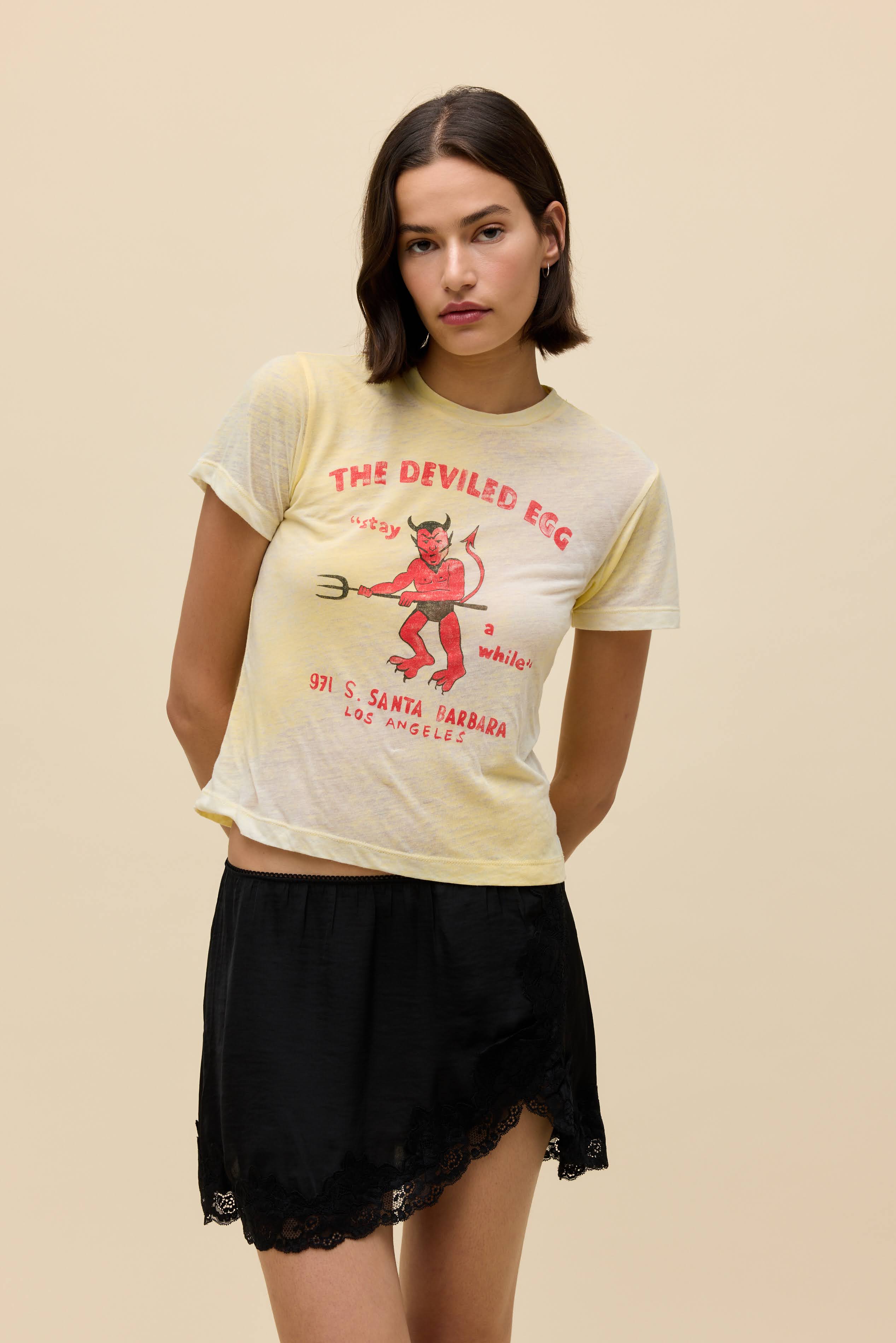 The Deviled Egg Burnout Vintage Tee - Image 3