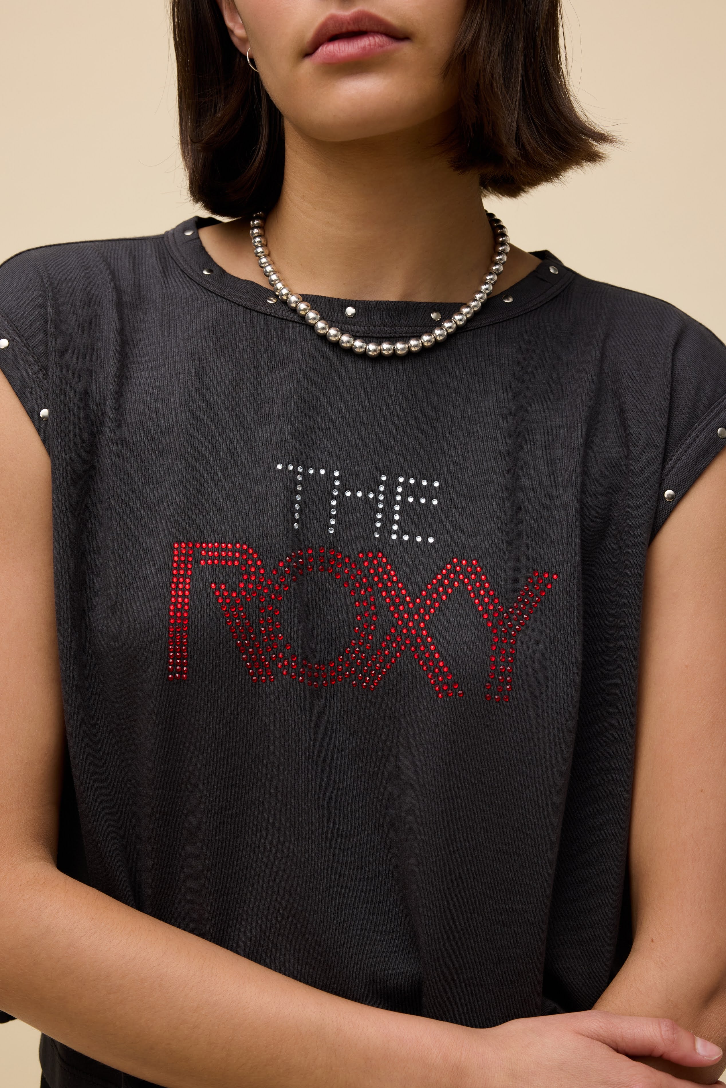 The Roxy Rhinestone Swing Muscle Tank - Image 4