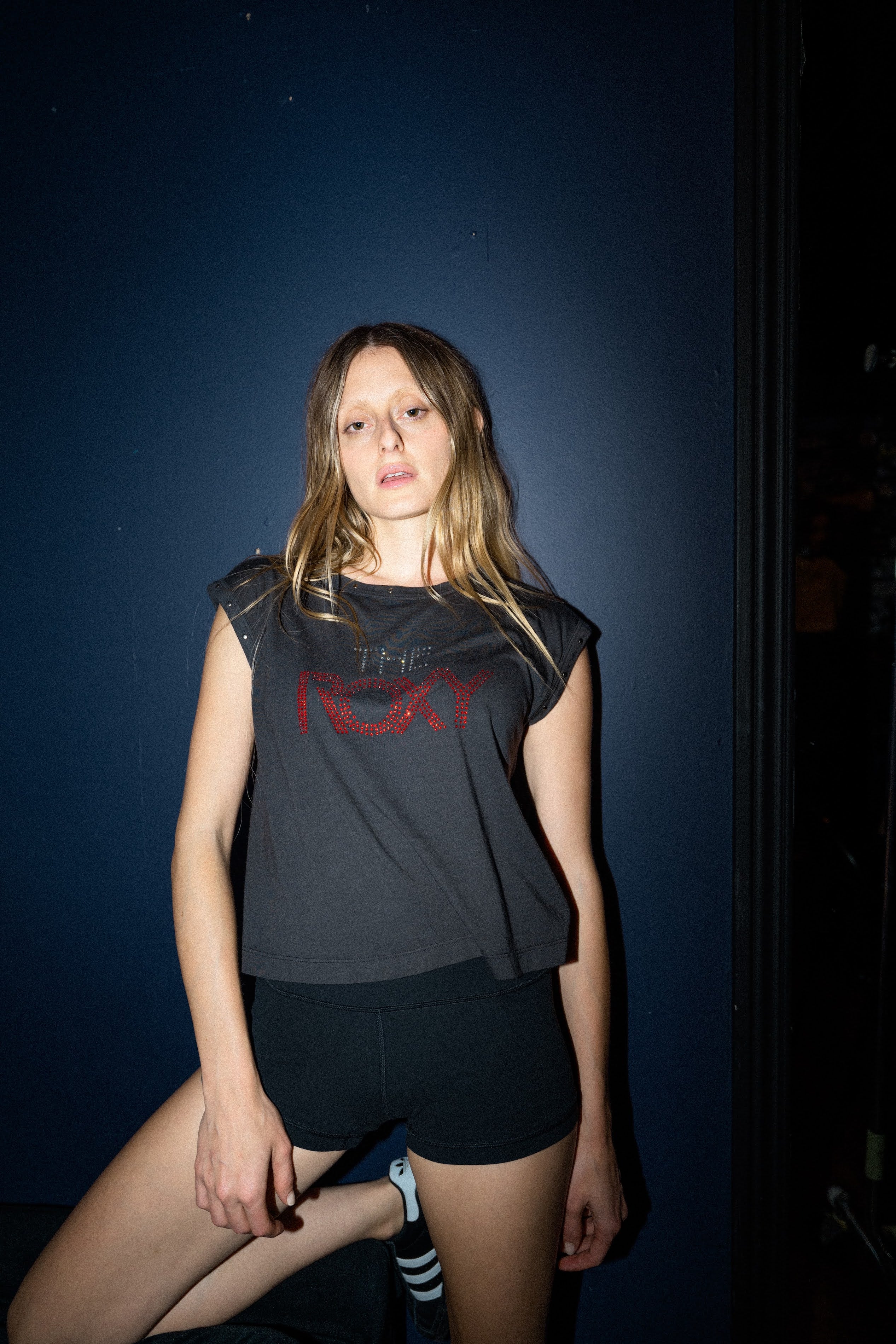 The Roxy Rhinestone Swing Muscle Tank - Image 8