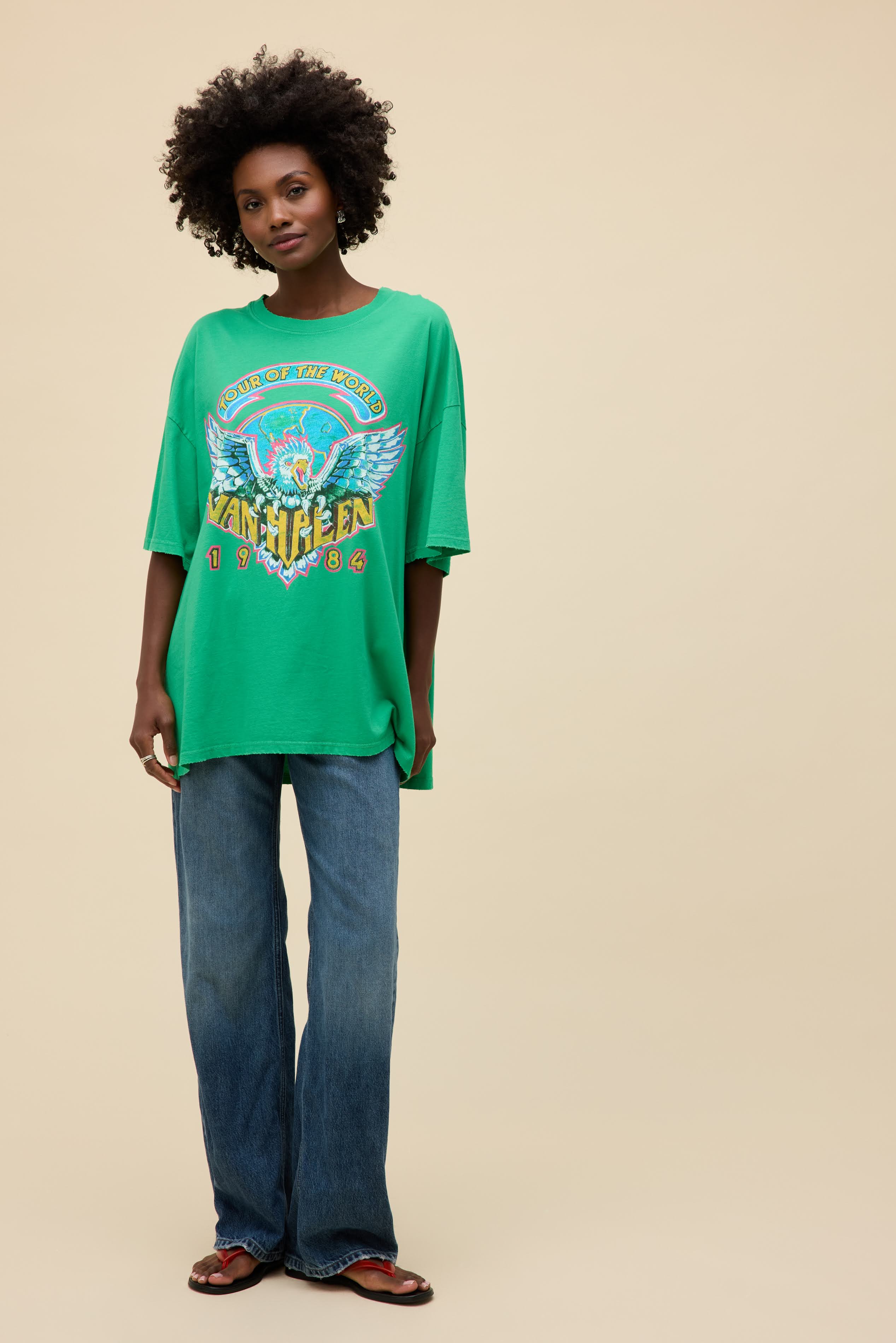 Van Halen Tour of The World OS Tee - Image 4