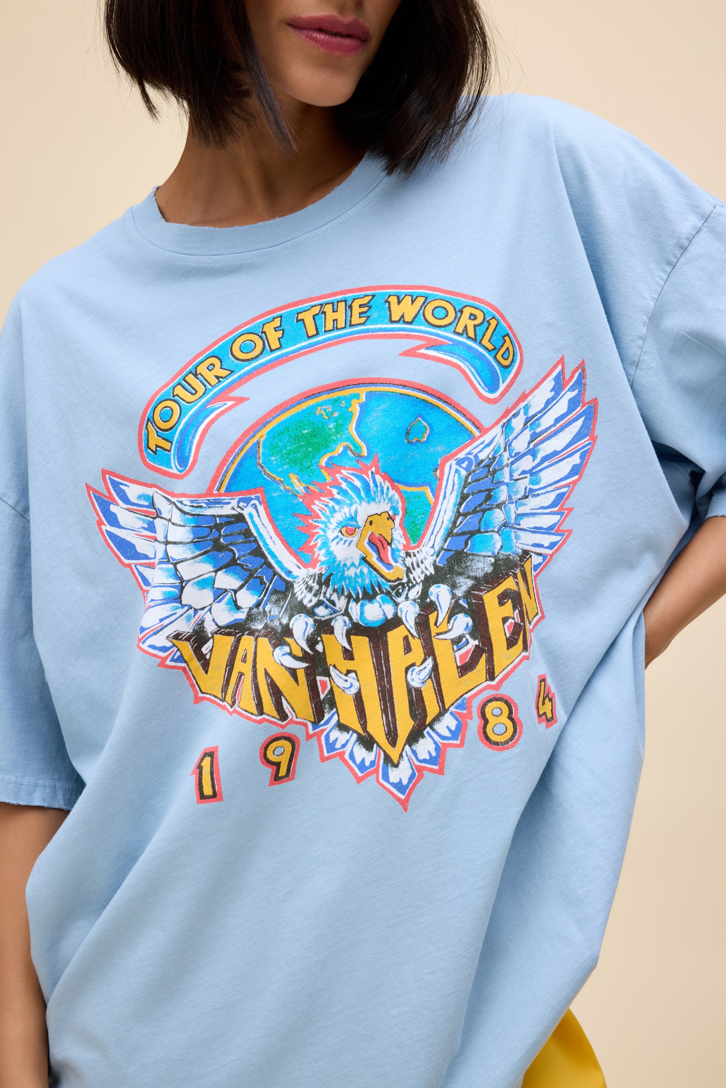 Van Halen Tour of The World OS Tee - Image 4